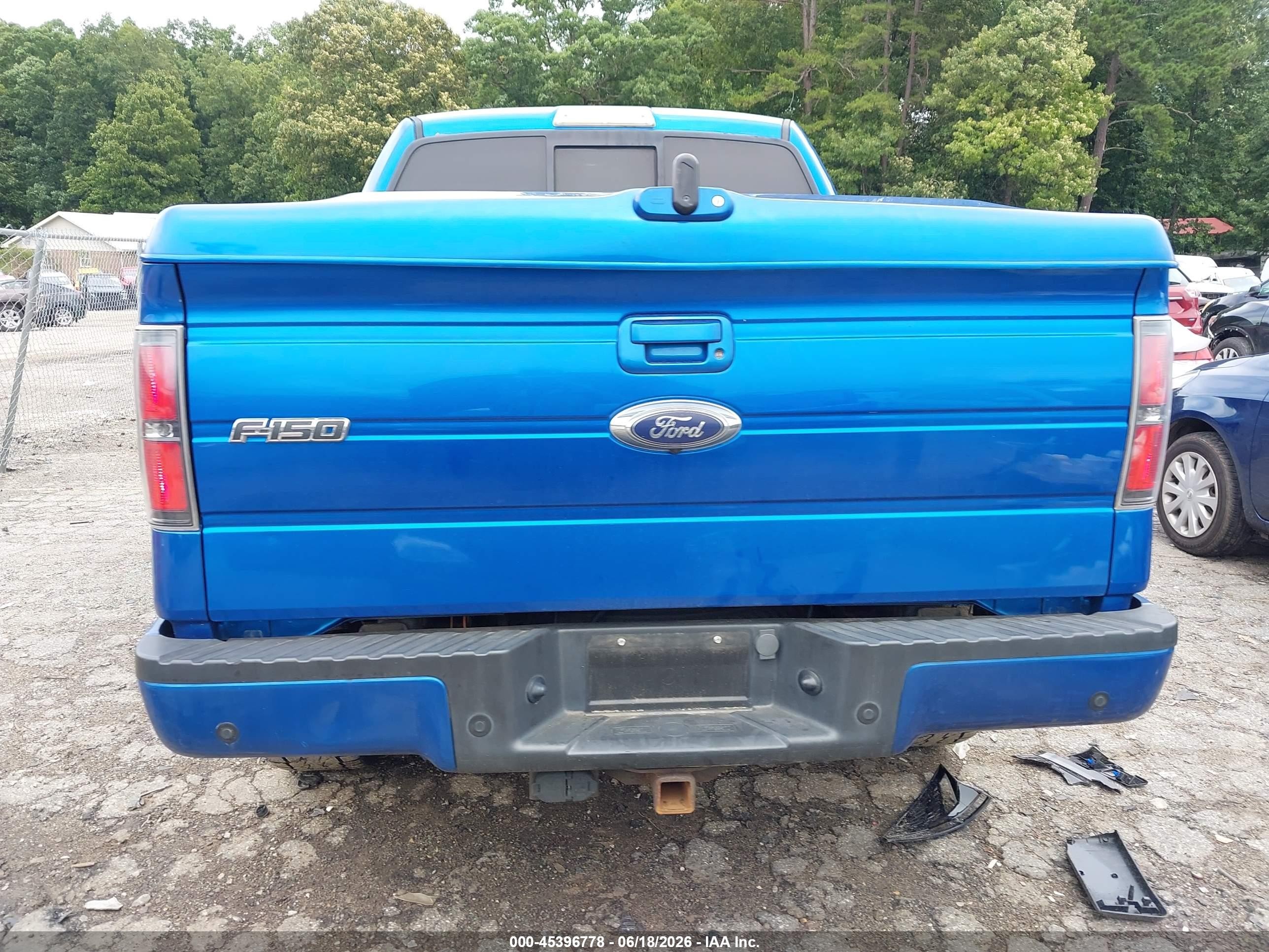 2014 Ford F-150 Fx4 Blue vin: 1FTFW1ET5EFA86346