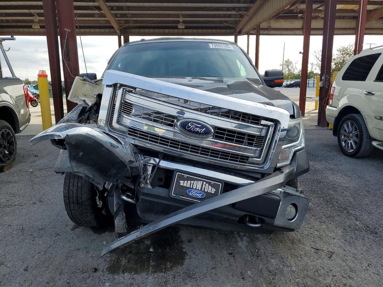 2014 Ford F150 Supercrew Серый vin: 1FTFW1ET5EFB26196