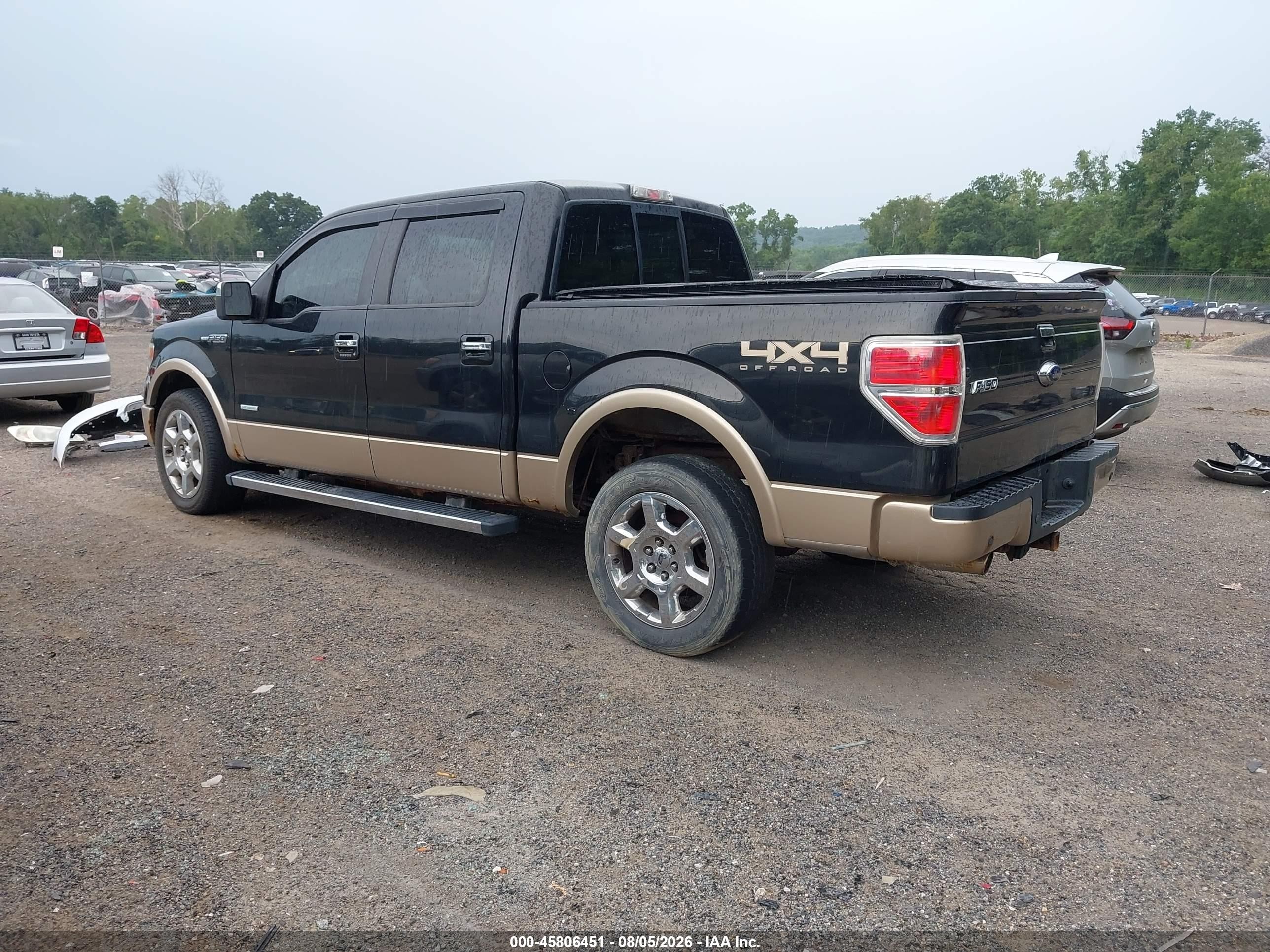2014 Ford F-150 Lariat Blue vin: 1FTFW1ET5EFB44990