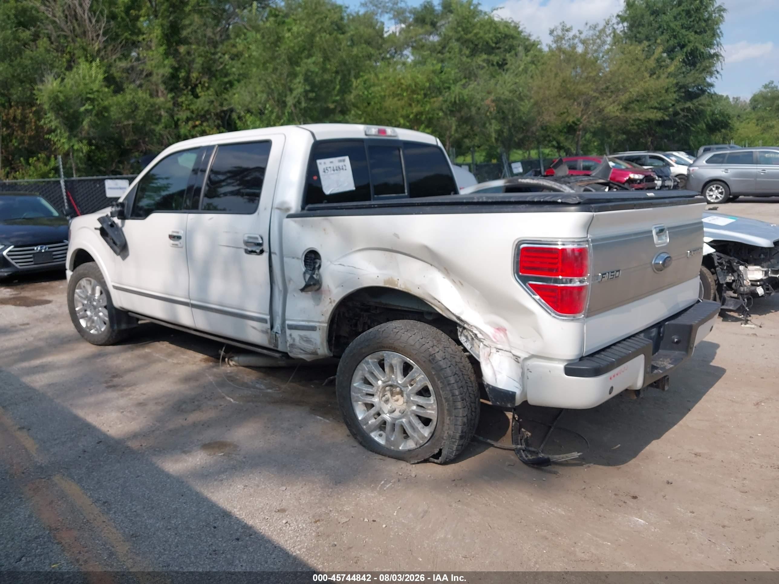 2014 Ford F-150 Platinum White vin: 1FTFW1ET5EFB60736