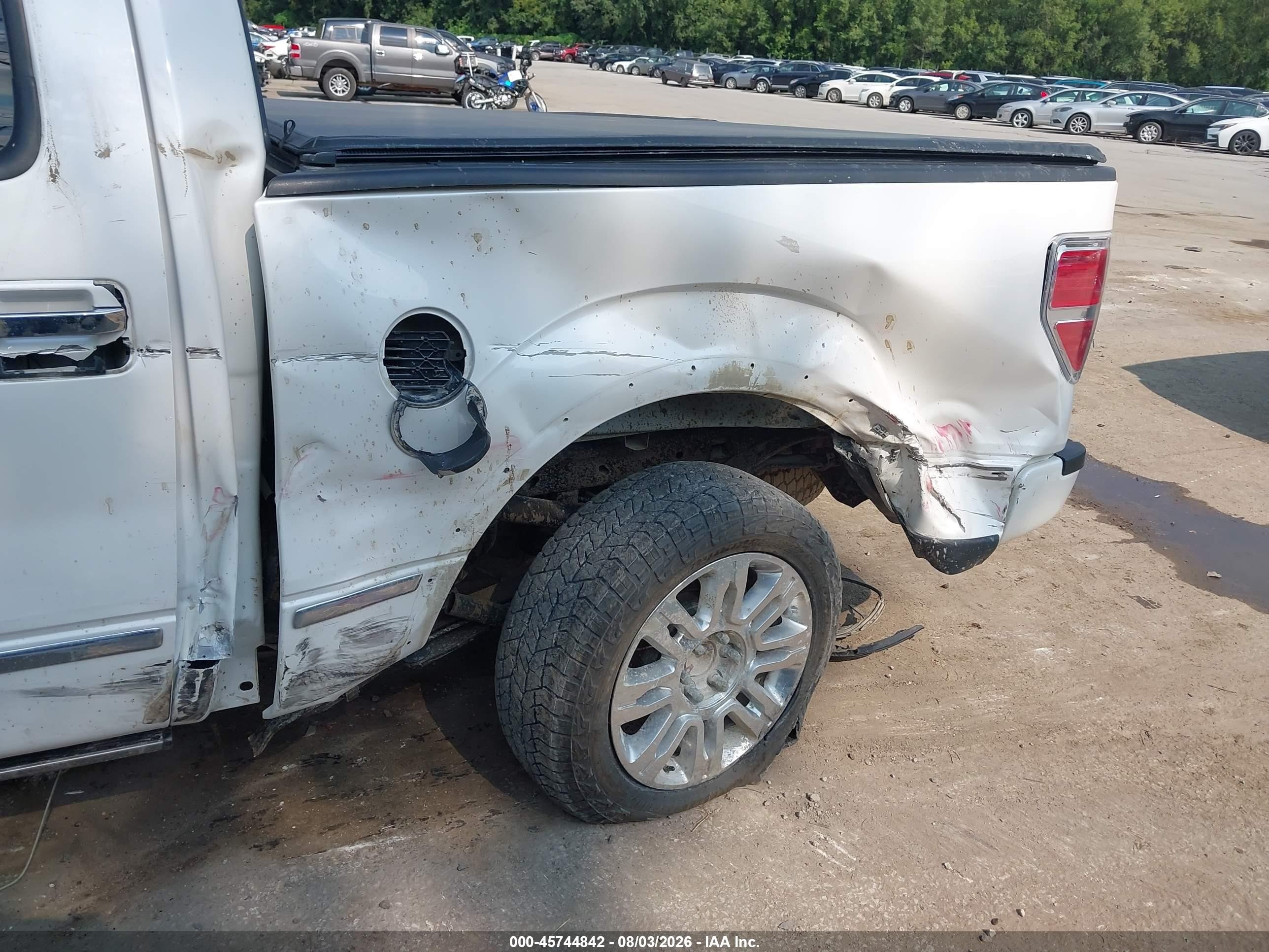 2014 Ford F-150 Platinum White vin: 1FTFW1ET5EFB60736