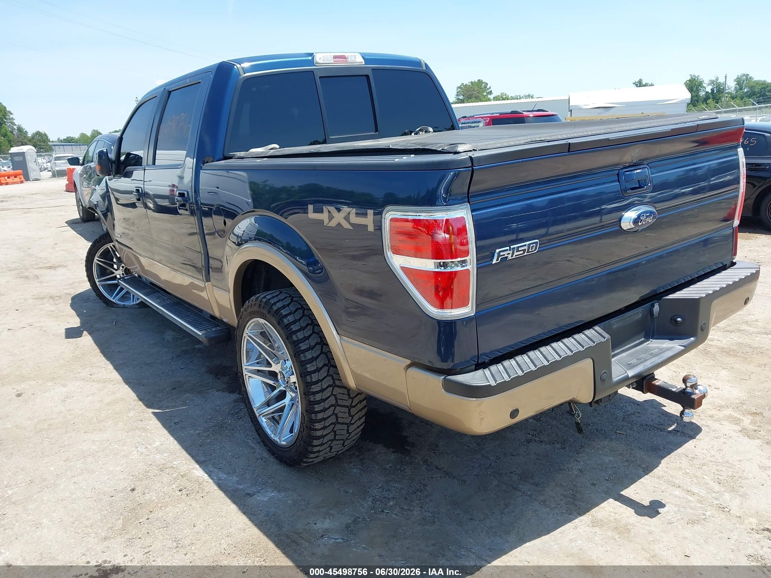 2014 Ford F-150 Lariat Blue vin: 1FTFW1ET5EFB82347