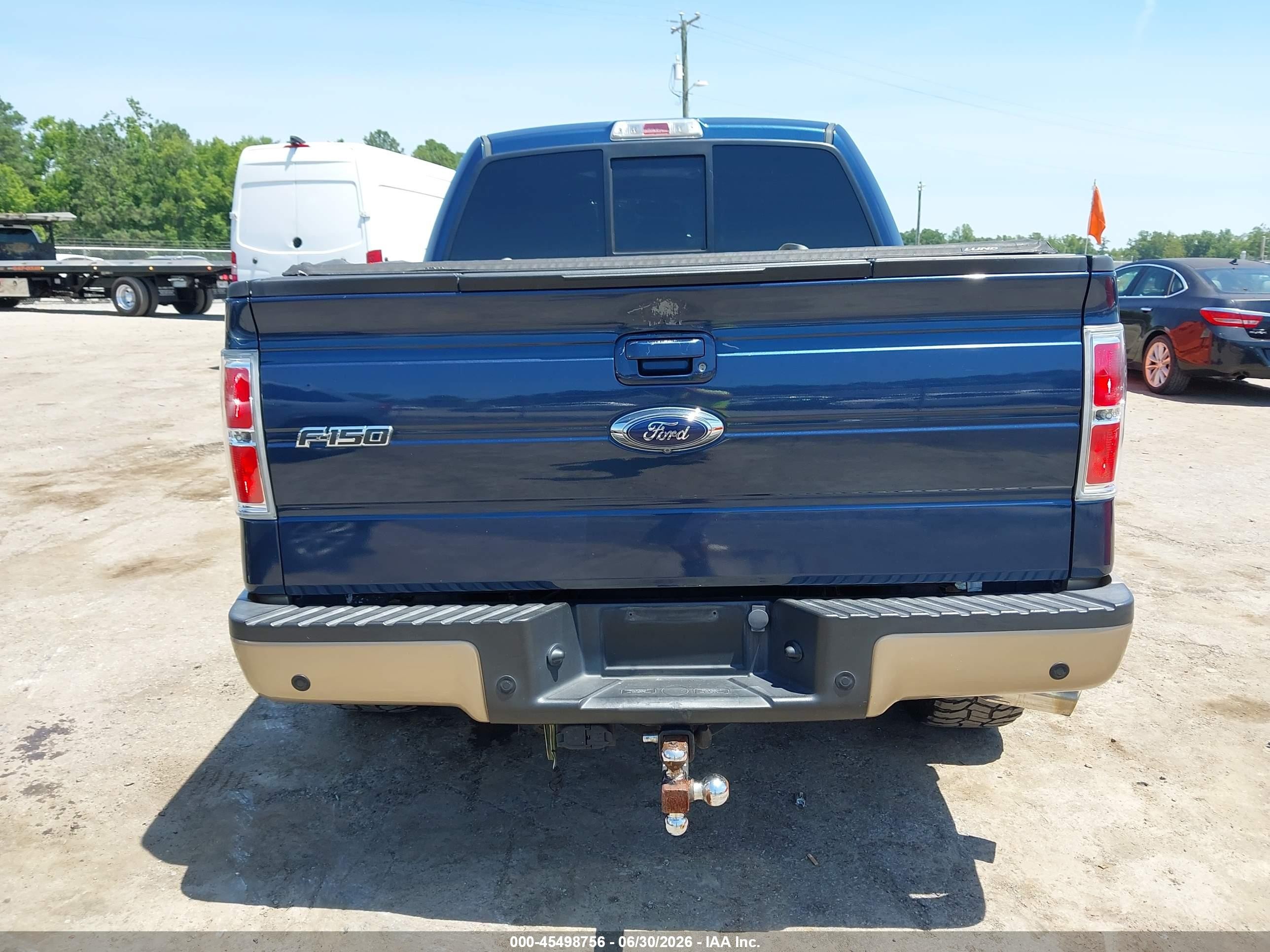 2014 Ford F-150 Lariat Blue vin: 1FTFW1ET5EFB82347
