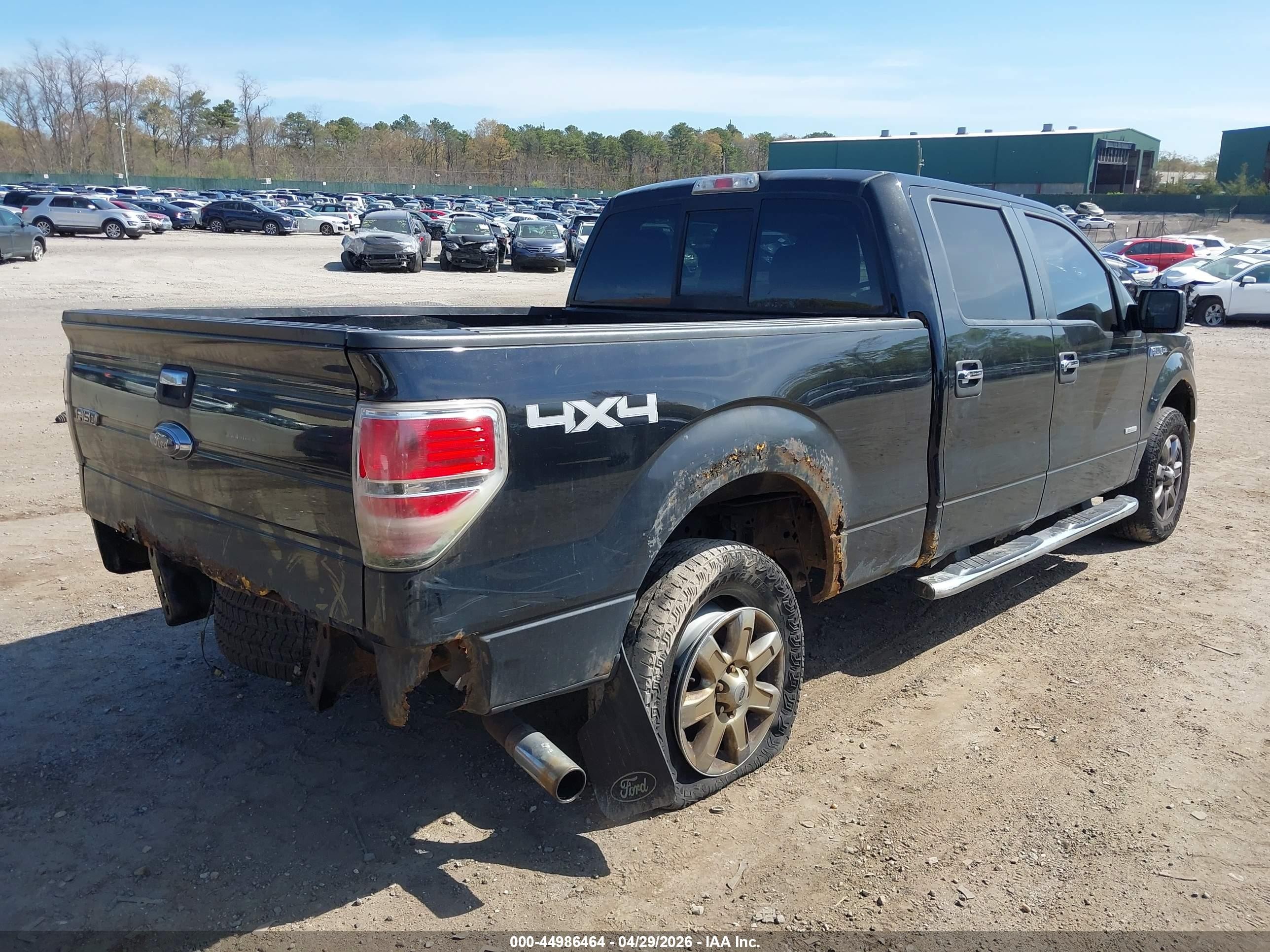 2014 Ford F-150 Xlt Black vin: 1FTFW1ET5EFC66068