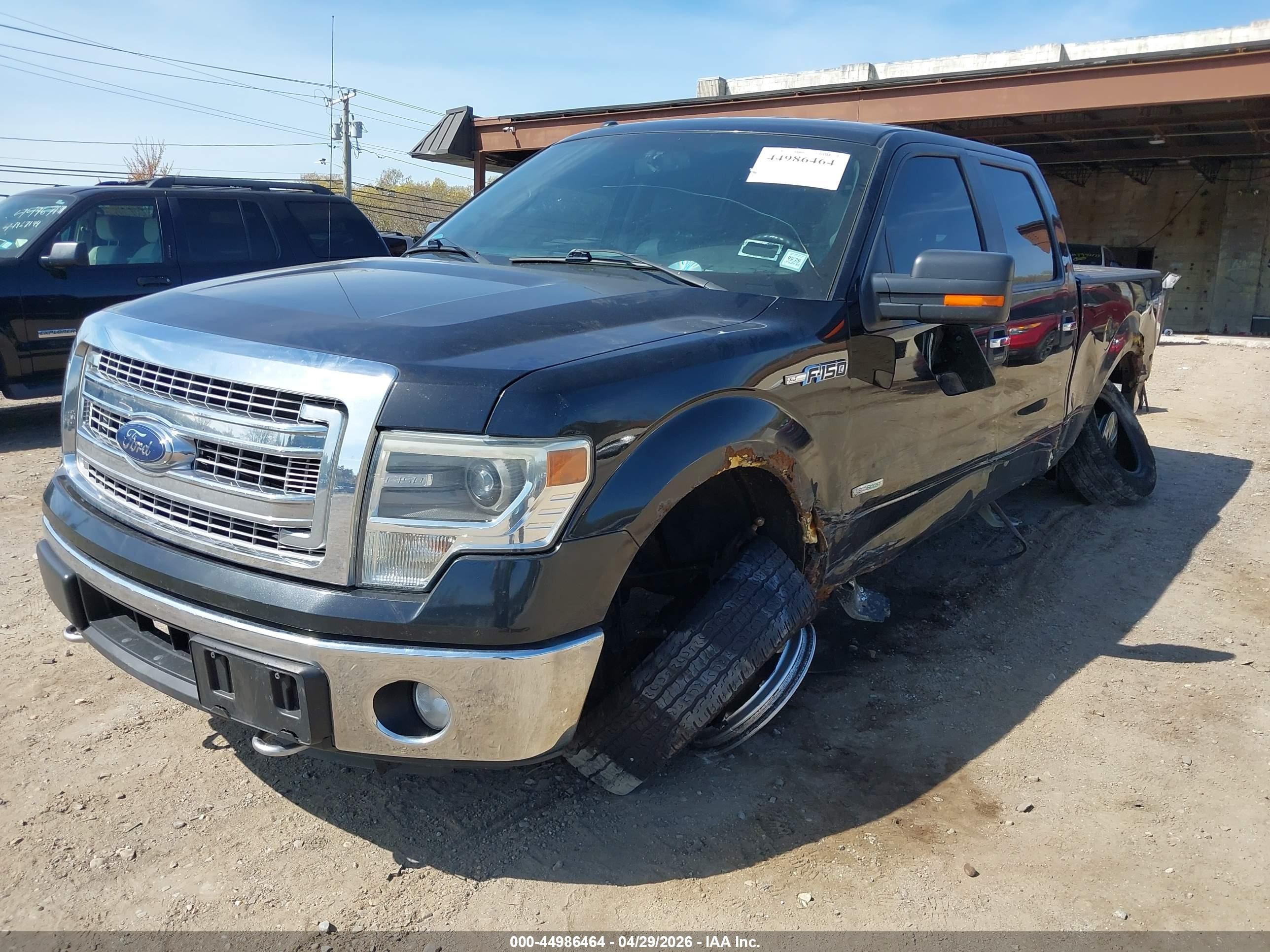 2014 Ford F-150 Xlt Black vin: 1FTFW1ET5EFC66068