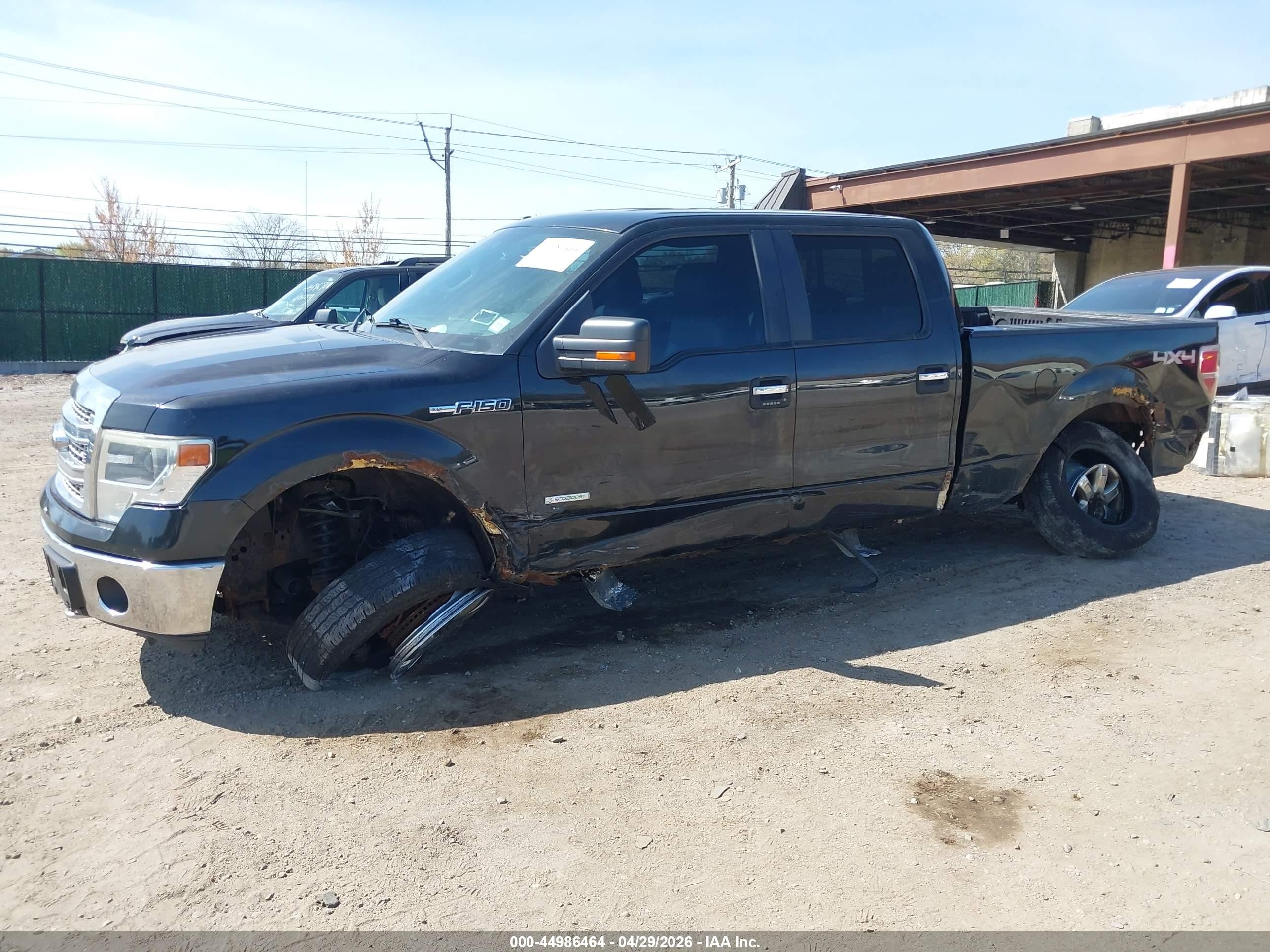 2014 Ford F-150 Xlt Black vin: 1FTFW1ET5EFC66068