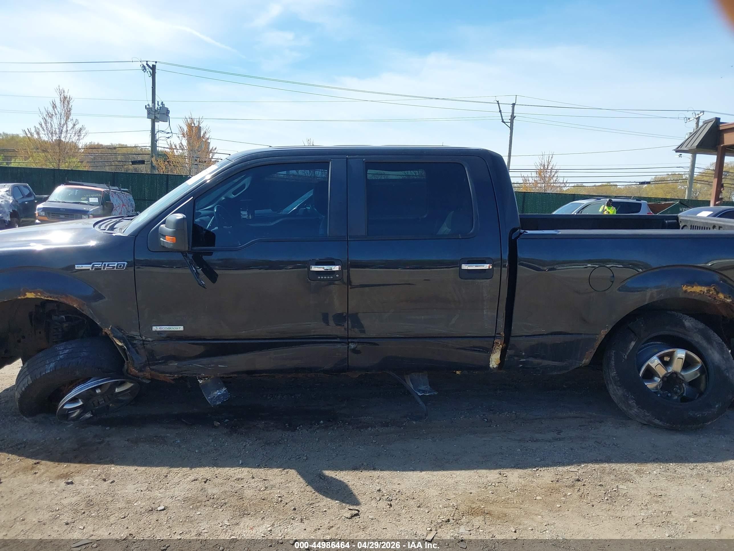 2014 Ford F-150 Xlt Black vin: 1FTFW1ET5EFC66068