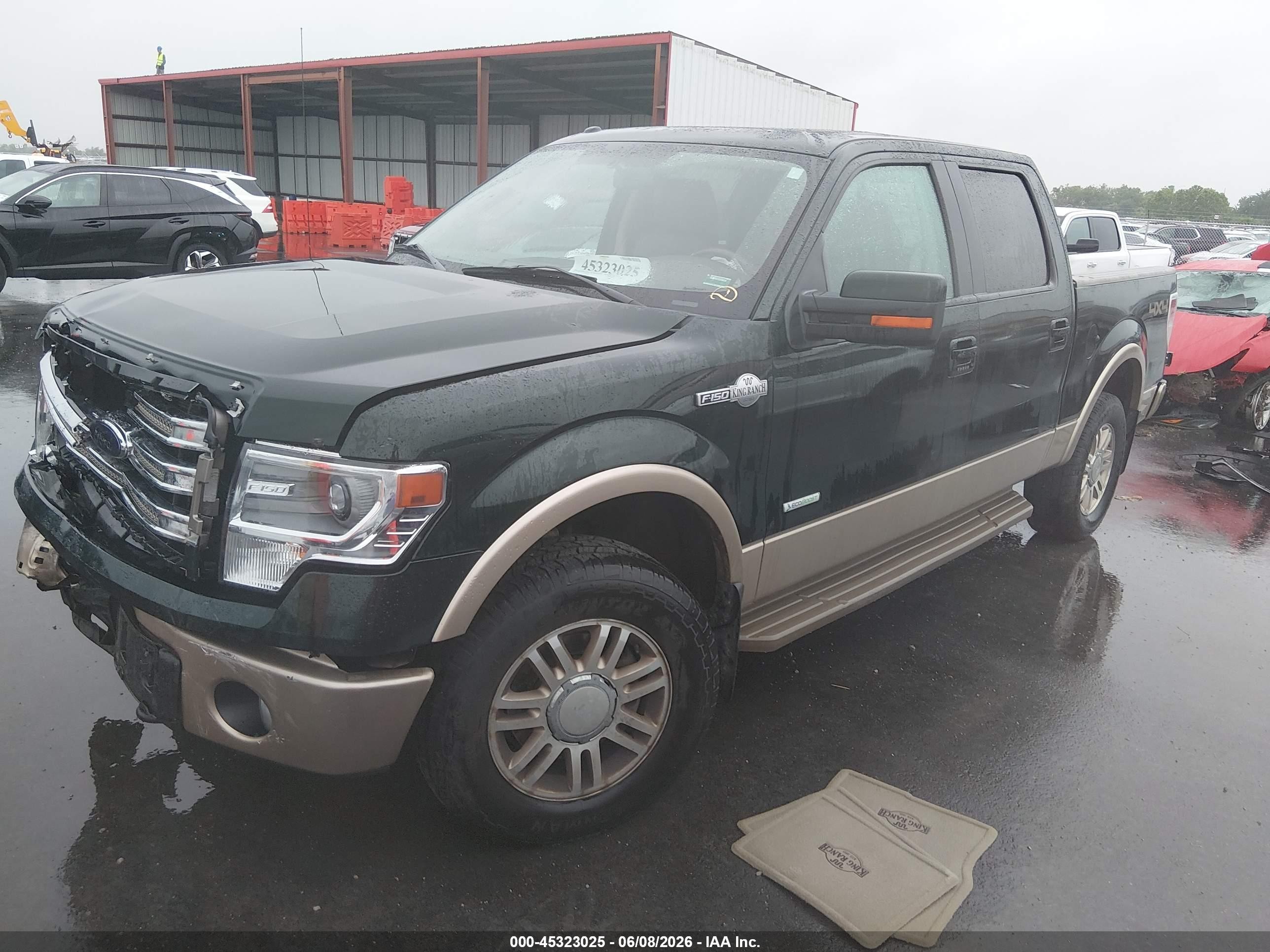 2014 Ford F-150 King Ranch Green vin: 1FTFW1ET5EKE32063