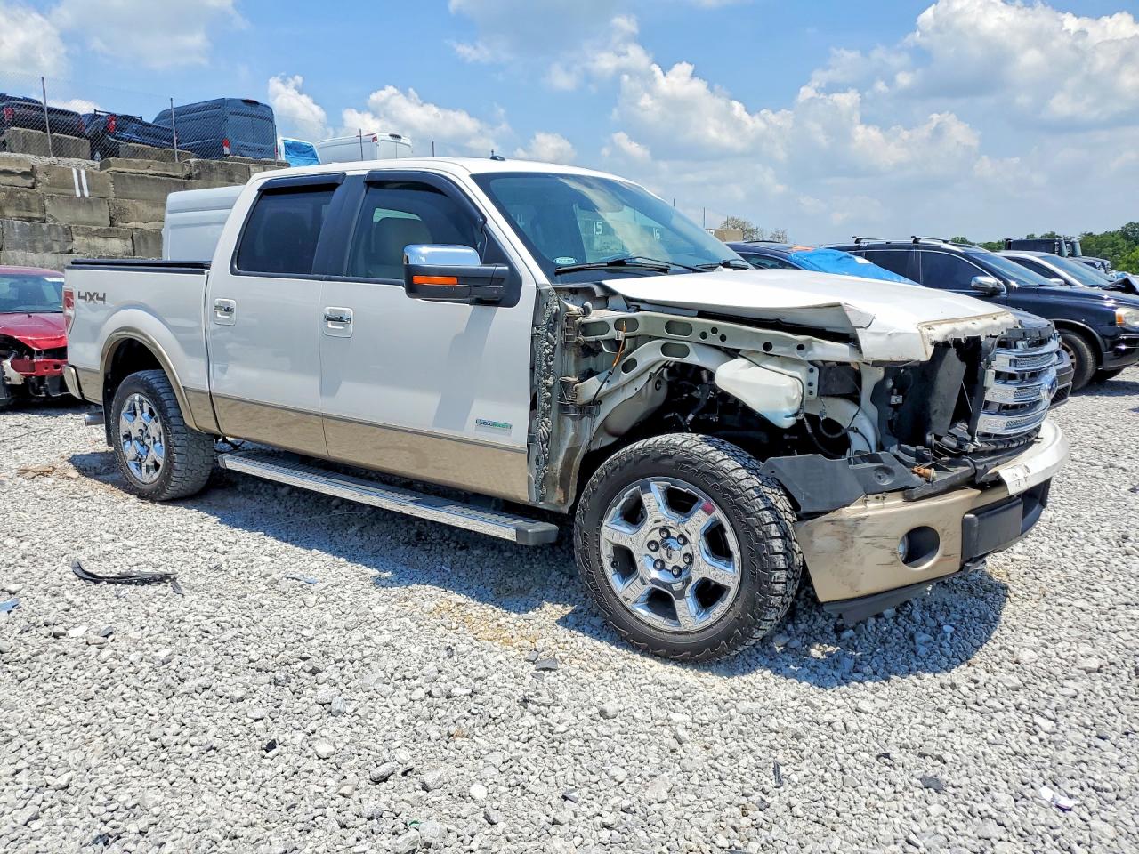 2014 Ford F150 Supercrew White vin: 1FTFW1ET5EKF17954