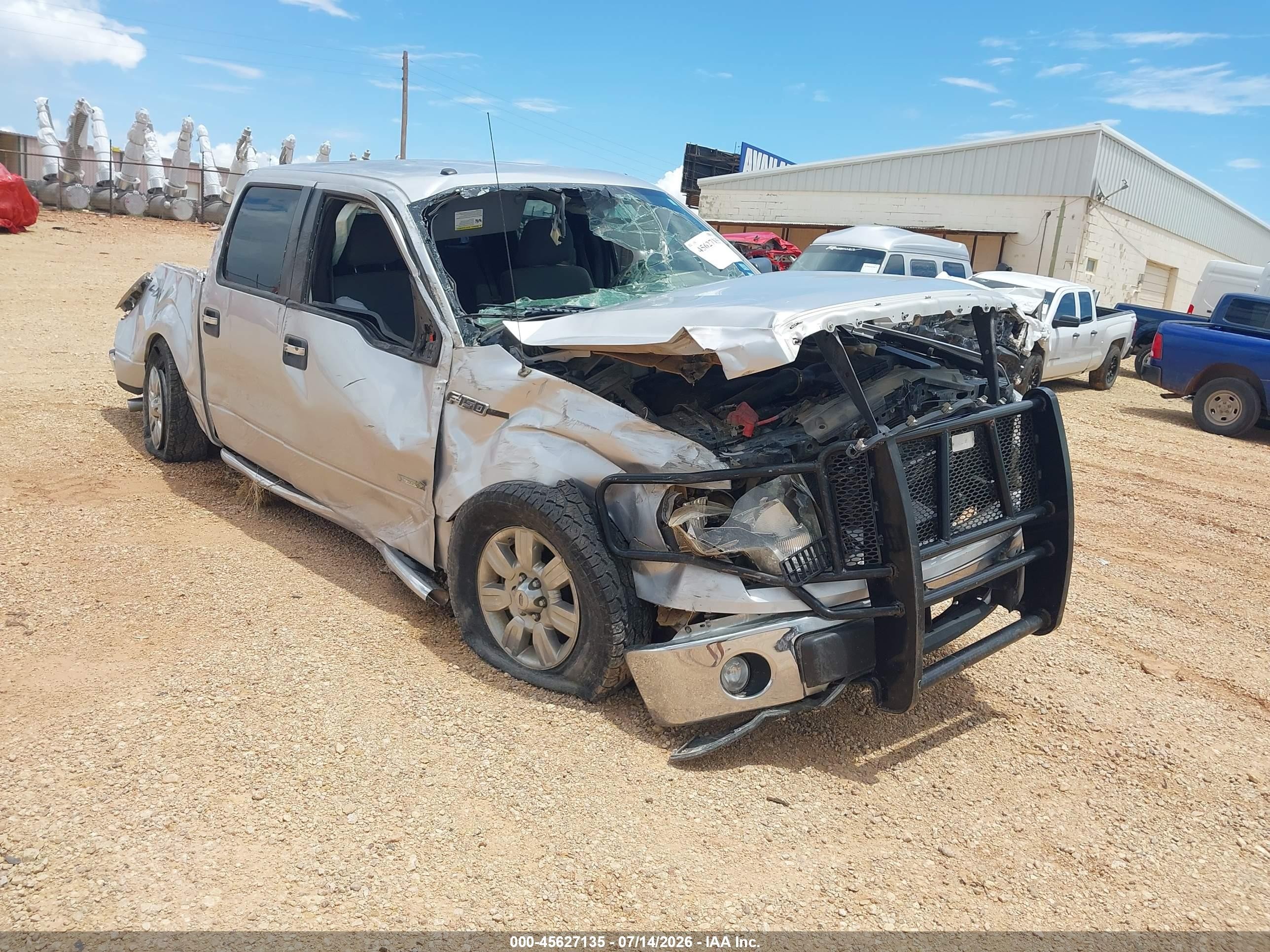 2011 Ford F-150 Xlt Silver vin: 1FTFW1ET6BFB32018