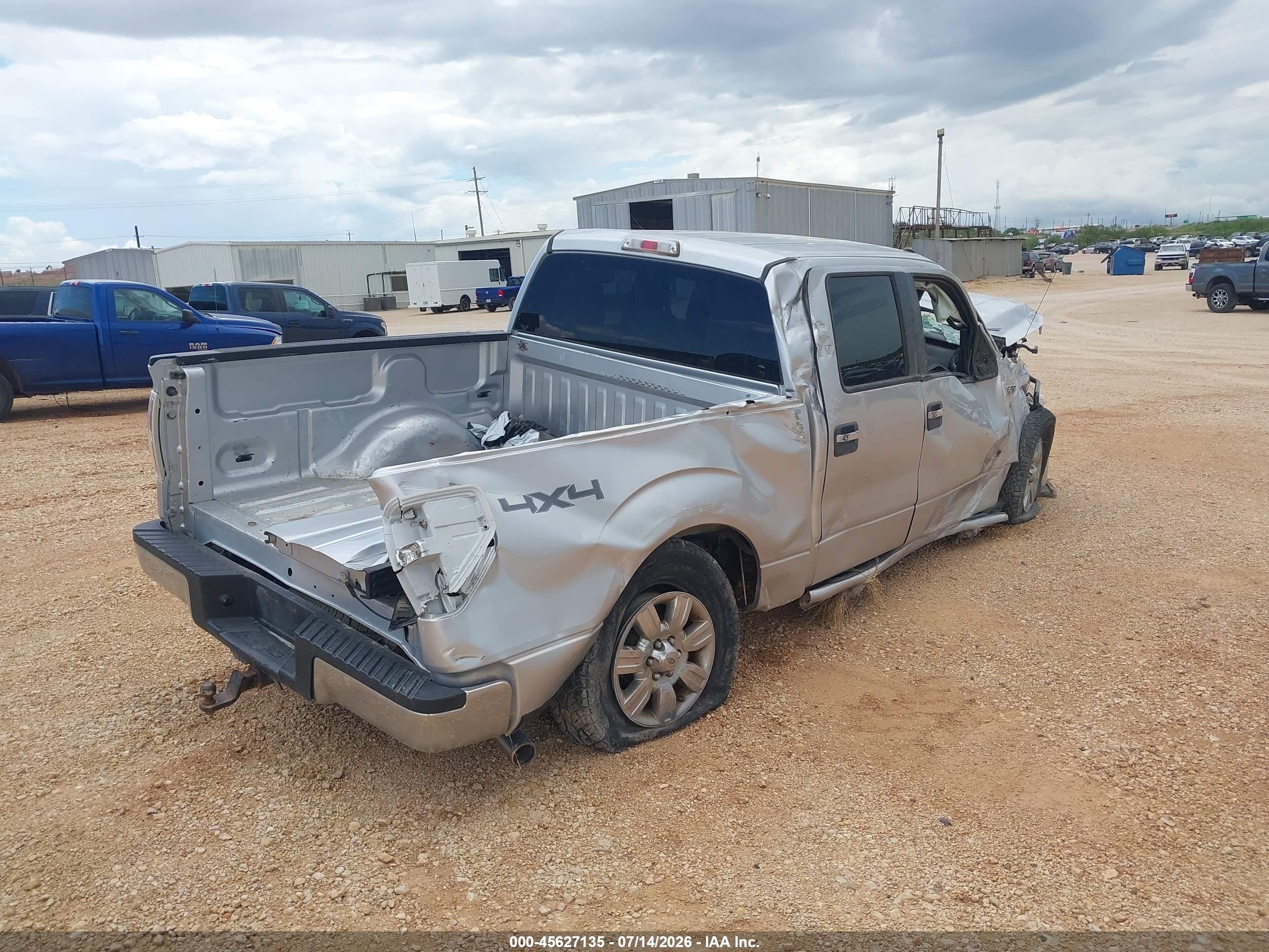2011 Ford F-150 Xlt Silver vin: 1FTFW1ET6BFB32018