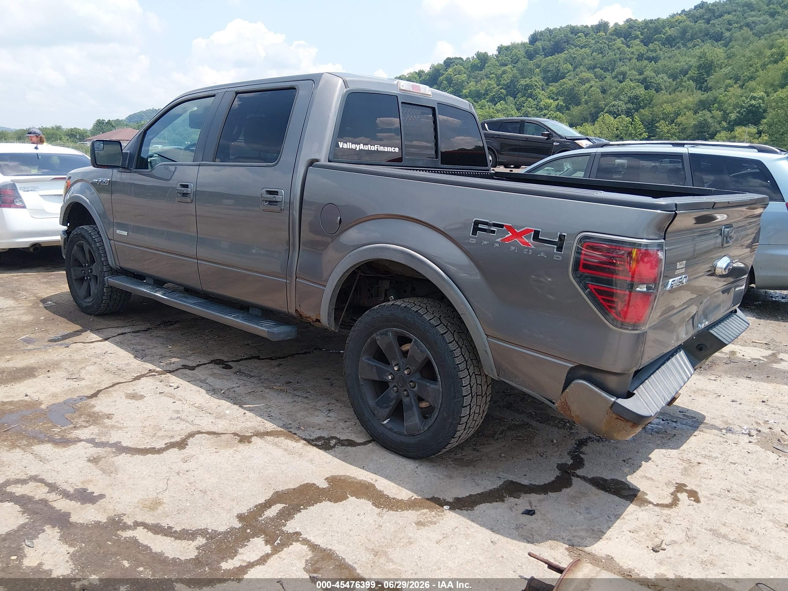 2011 Ford F-150 Fx4/king Ranch/lariat/platinum/xlt Gray vin: 1FTFW1ET6BFB34870