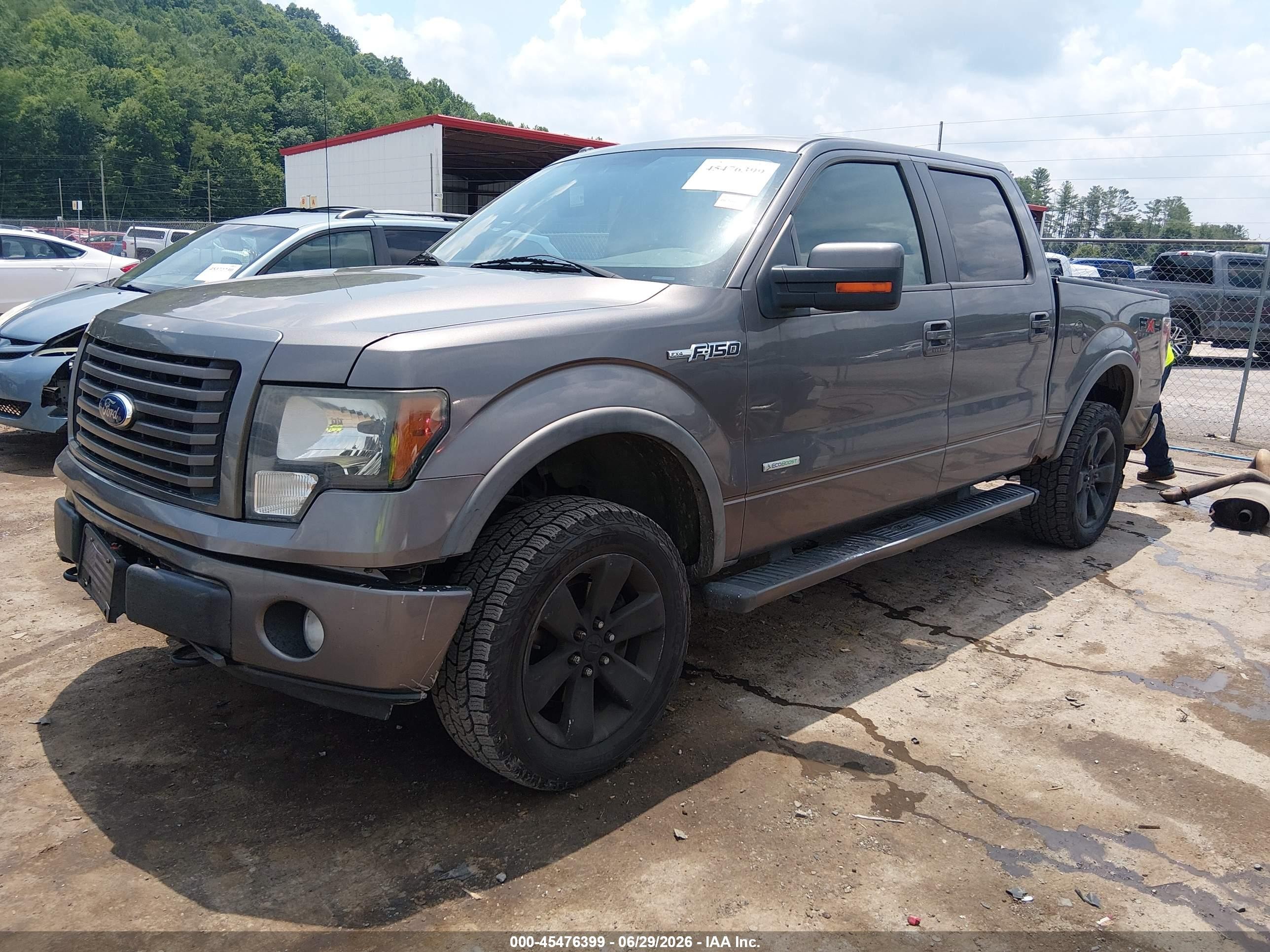 2011 Ford F-150 Fx4/king Ranch/lariat/platinum/xlt Gray vin: 1FTFW1ET6BFB34870
