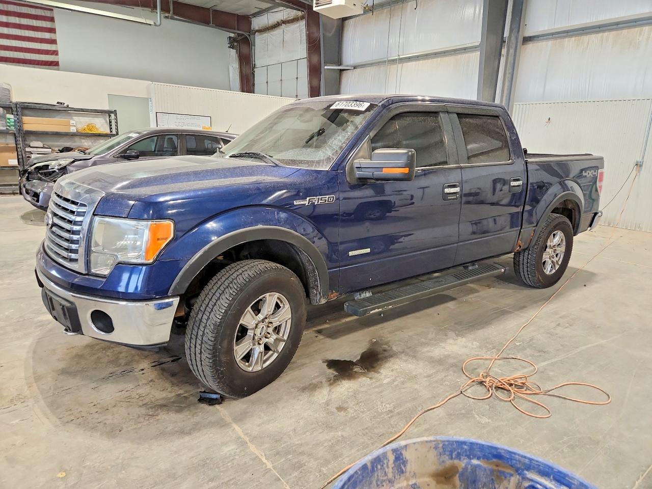 2011 Ford F150 Supercrew Синий vin: 1FTFW1ET6BFB56562
