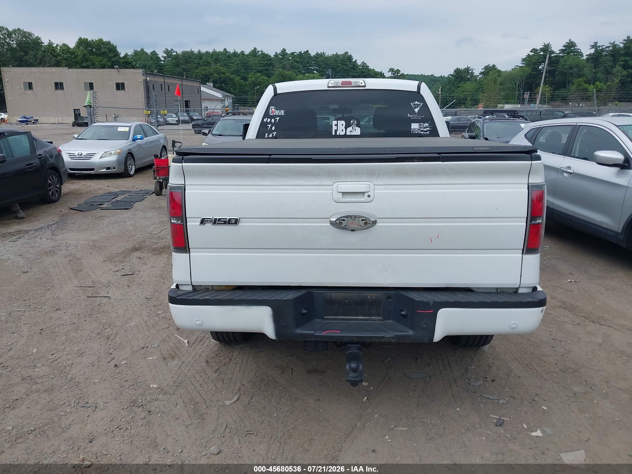 2011 Ford F-150 Fx4 White vin: 1FTFW1ET6BFC14864