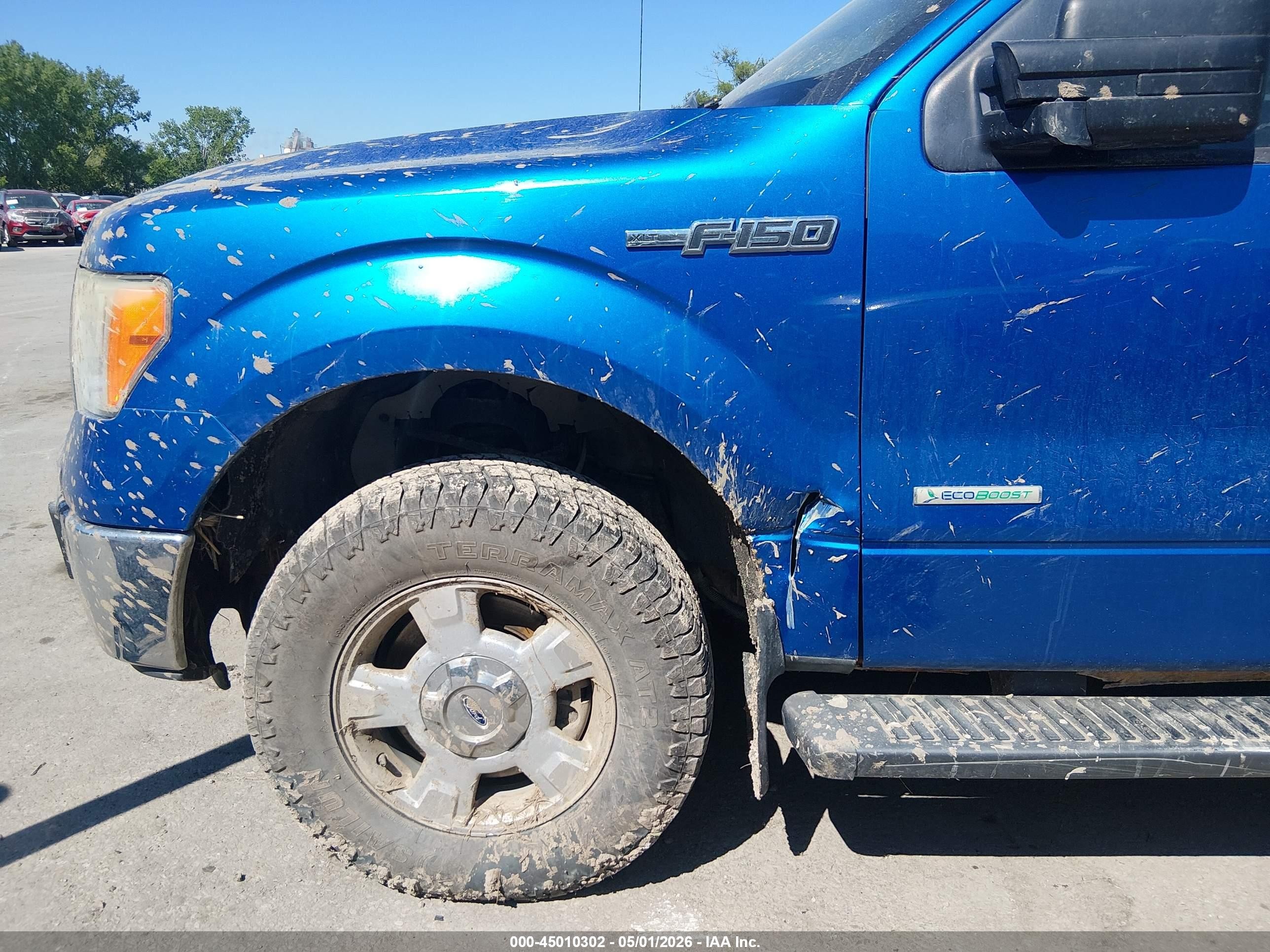 2011 Ford F-150 Xlt Blue vin: 1FTFW1ET6BFC14962