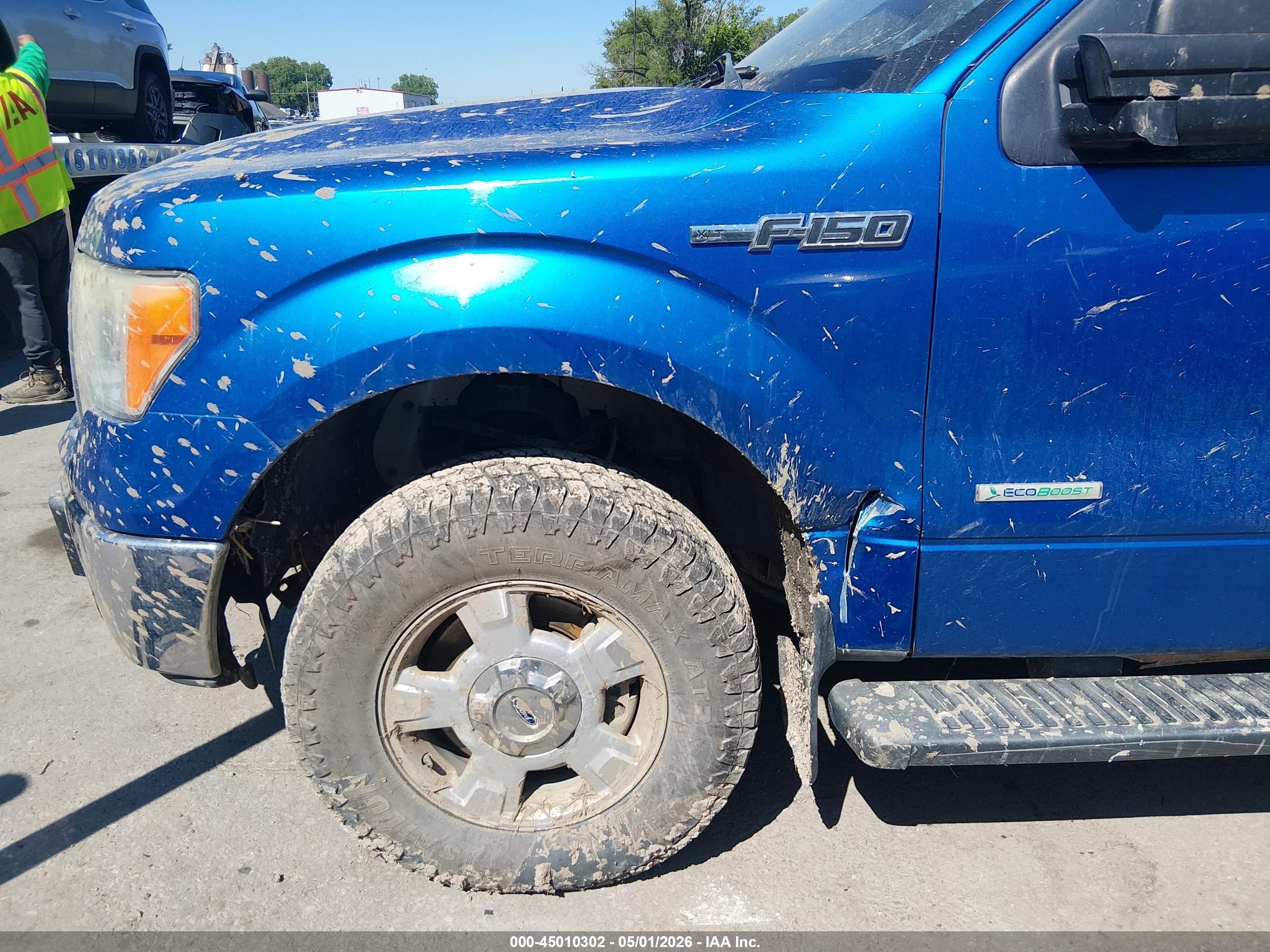 2011 Ford F-150 Xlt Blue vin: 1FTFW1ET6BFC14962