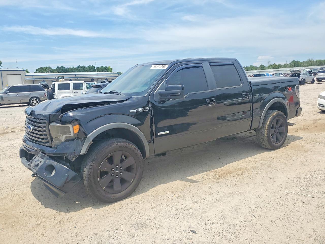 2011 Ford F150 Supercrew Black vin: 1FTFW1ET6BFC35486