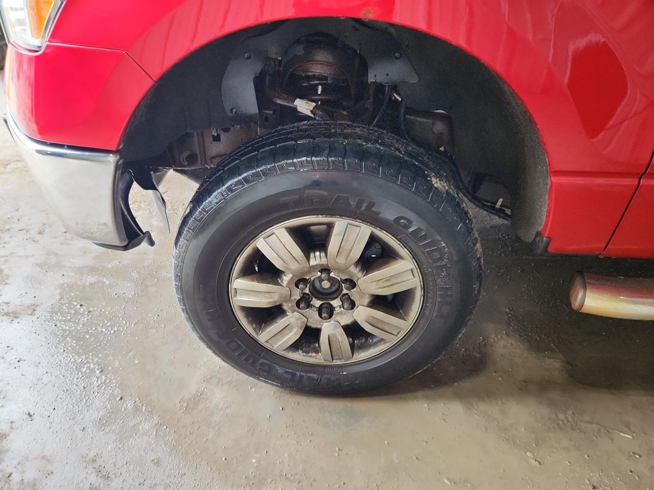 2011 Ford F150 Supercrew Burgundy vin: 1FTFW1ET6BFC69010 Damage: Left Front Wheel, Curb Rash, > 12 Inches