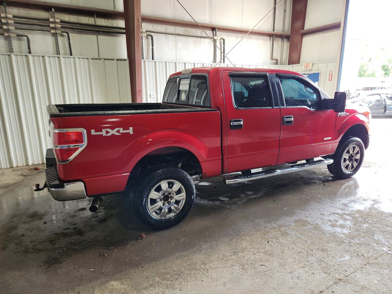 2011 Ford F150 Supercrew Burgundy vin: 1FTFW1ET6BFC69010 Damage: Right Cab Side, Rust, 7 To 8 Inches