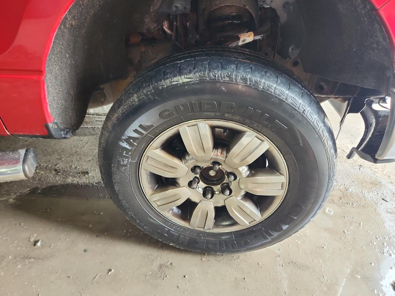 2011 Ford F150 Supercrew Burgundy vin: 1FTFW1ET6BFC69010 Damage: Right Front Wheel, Curb Rash, > 12 Inches