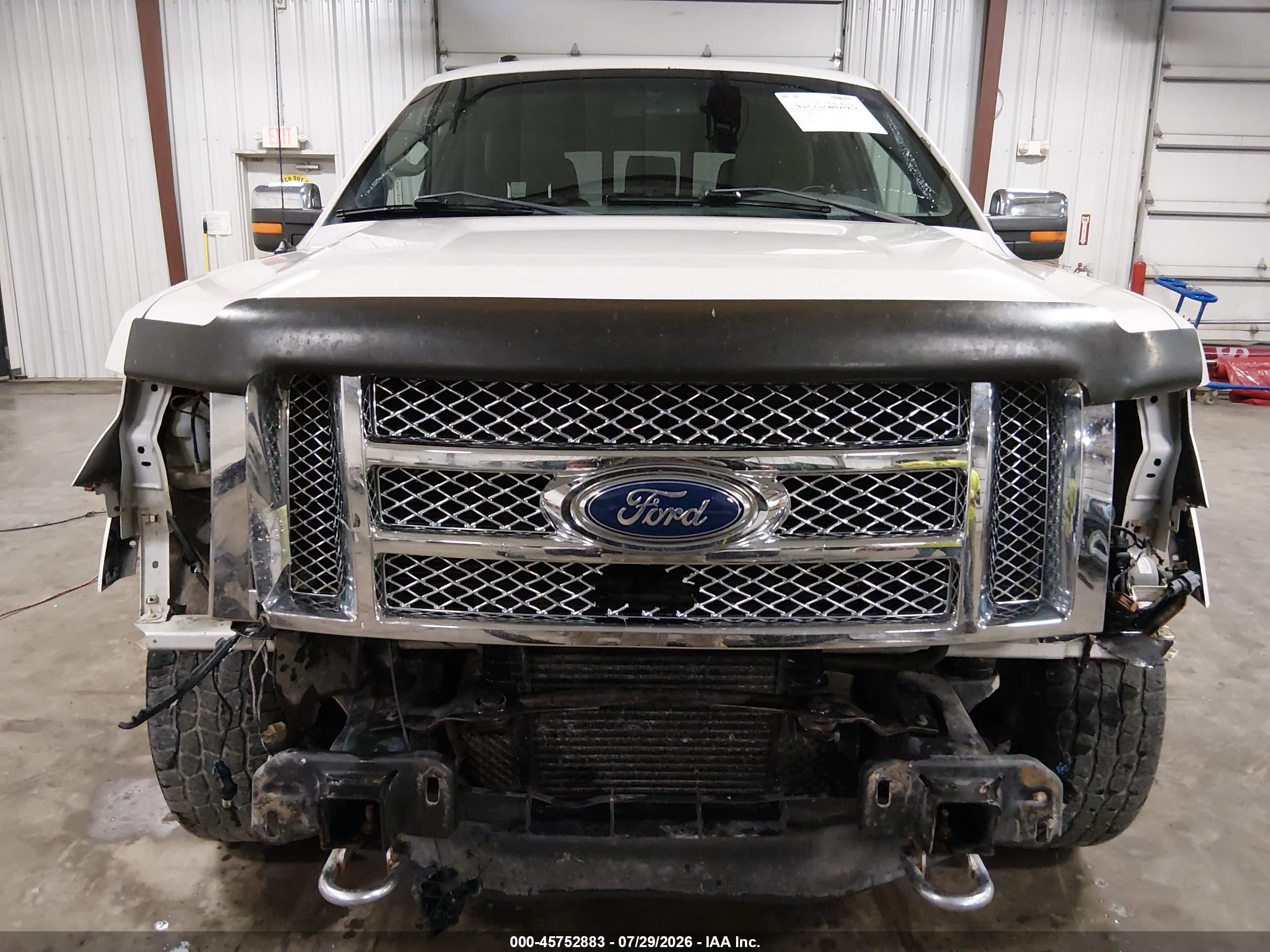 2011 Ford F-150 Lariat White vin: 1FTFW1ET6BFD12275