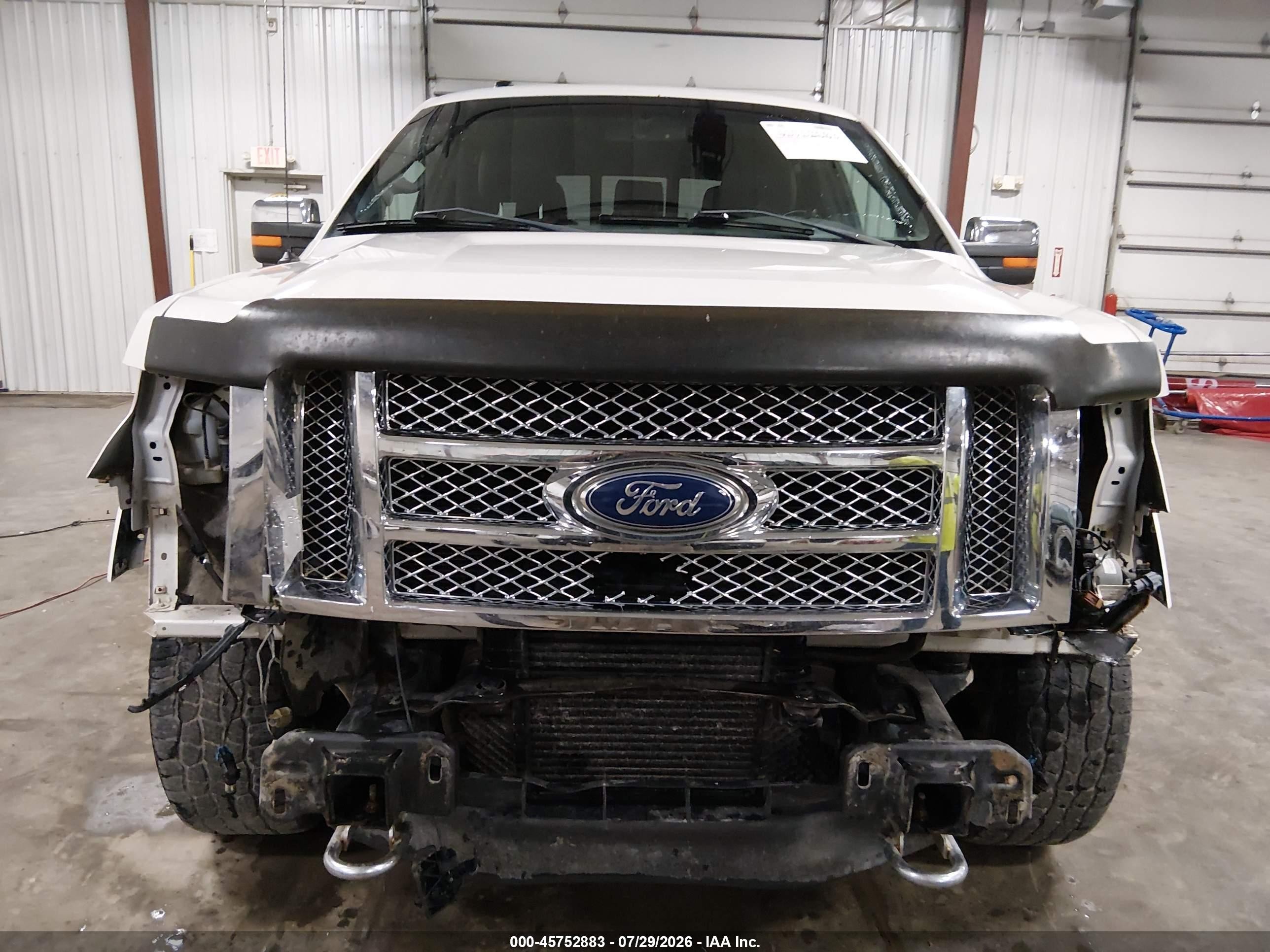 2011 Ford F-150 Lariat White vin: 1FTFW1ET6BFD12275