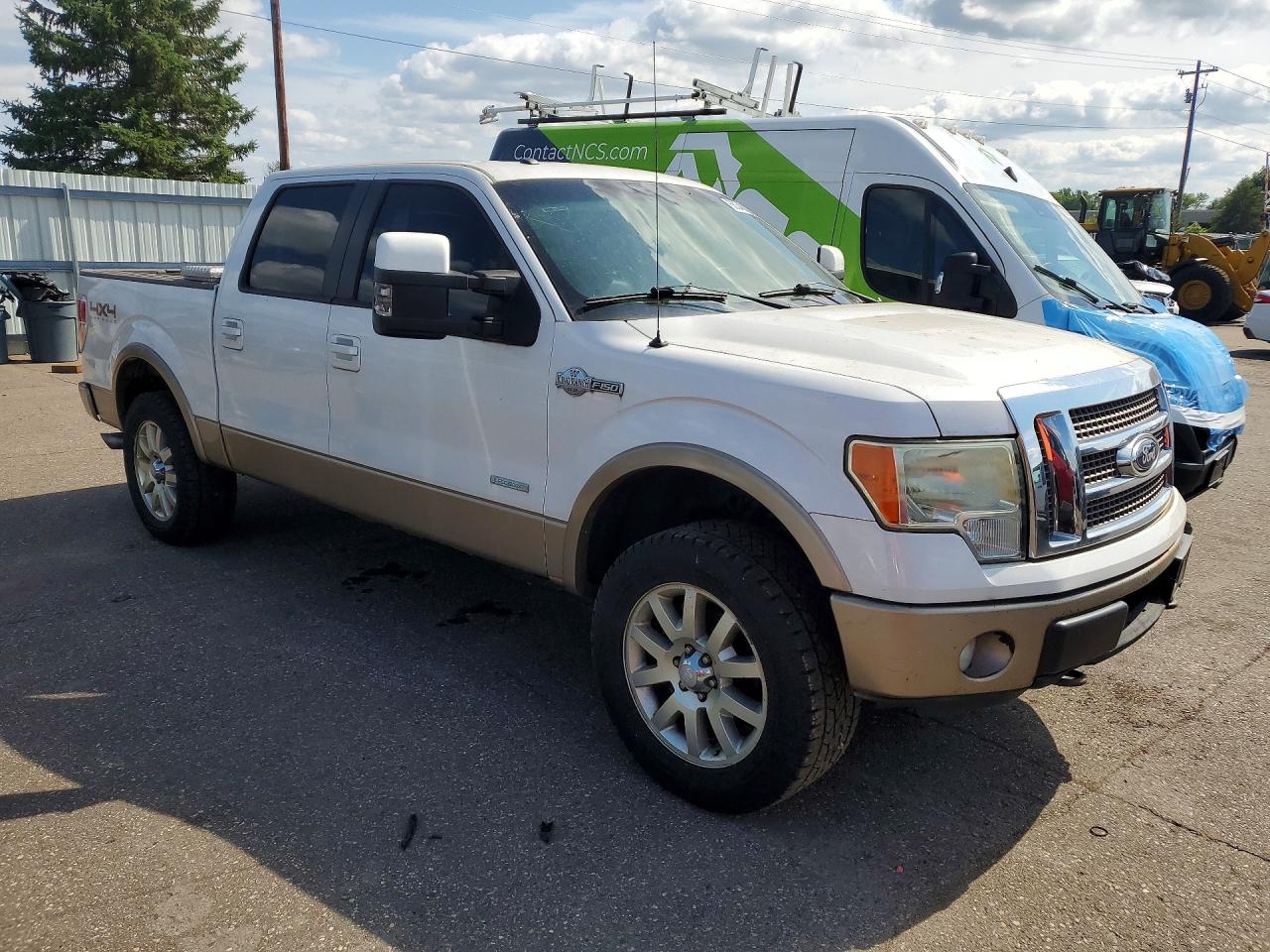 2011 Ford F150 Supercrew White vin: 1FTFW1ET6BKD43470