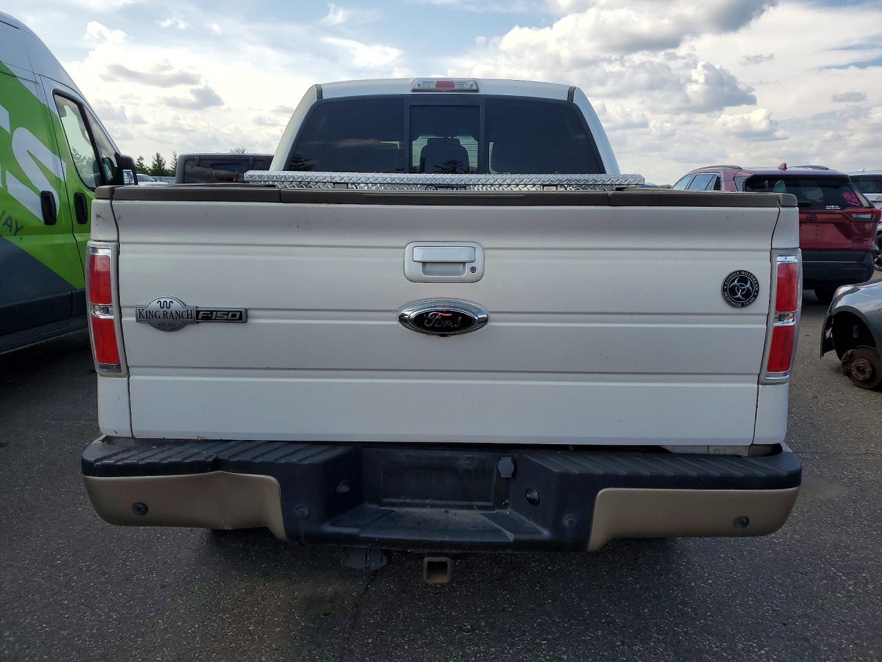 2011 Ford F150 Supercrew White vin: 1FTFW1ET6BKD43470