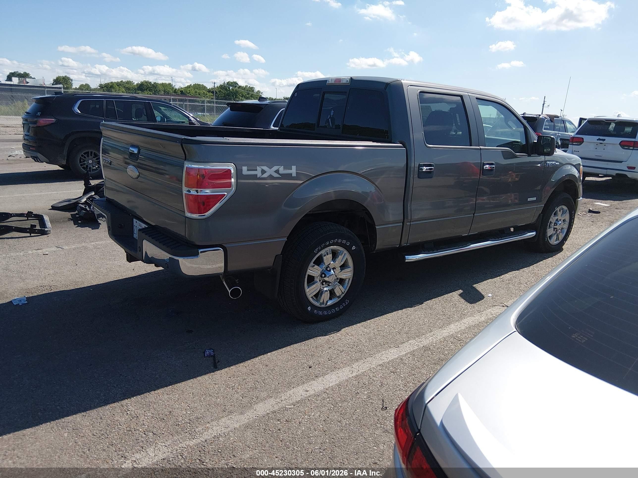 2011 Ford F-150 Xlt Gray vin: 1FTFW1ET6BKD81636