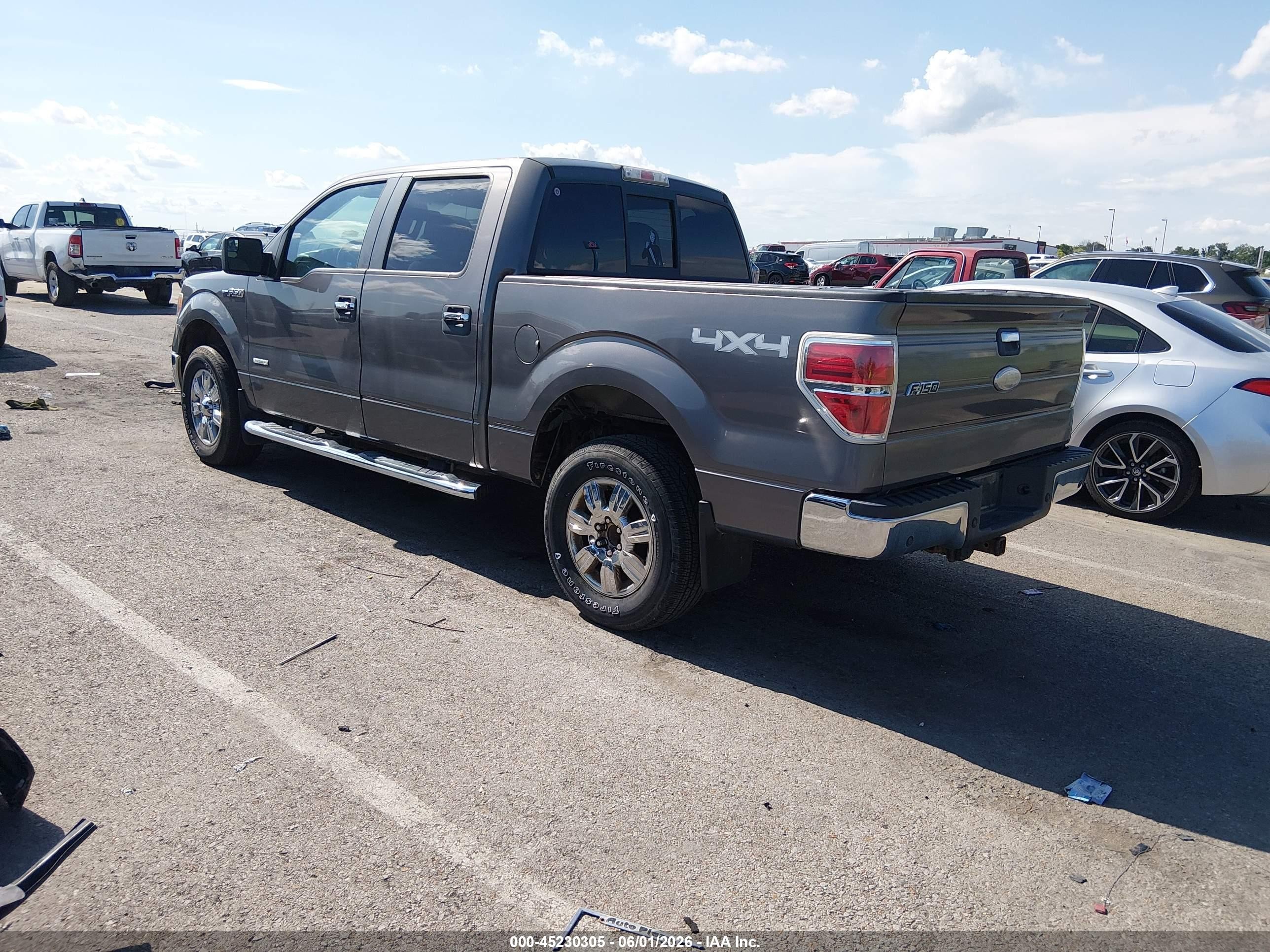 2011 Ford F-150 Xlt Gray vin: 1FTFW1ET6BKD81636