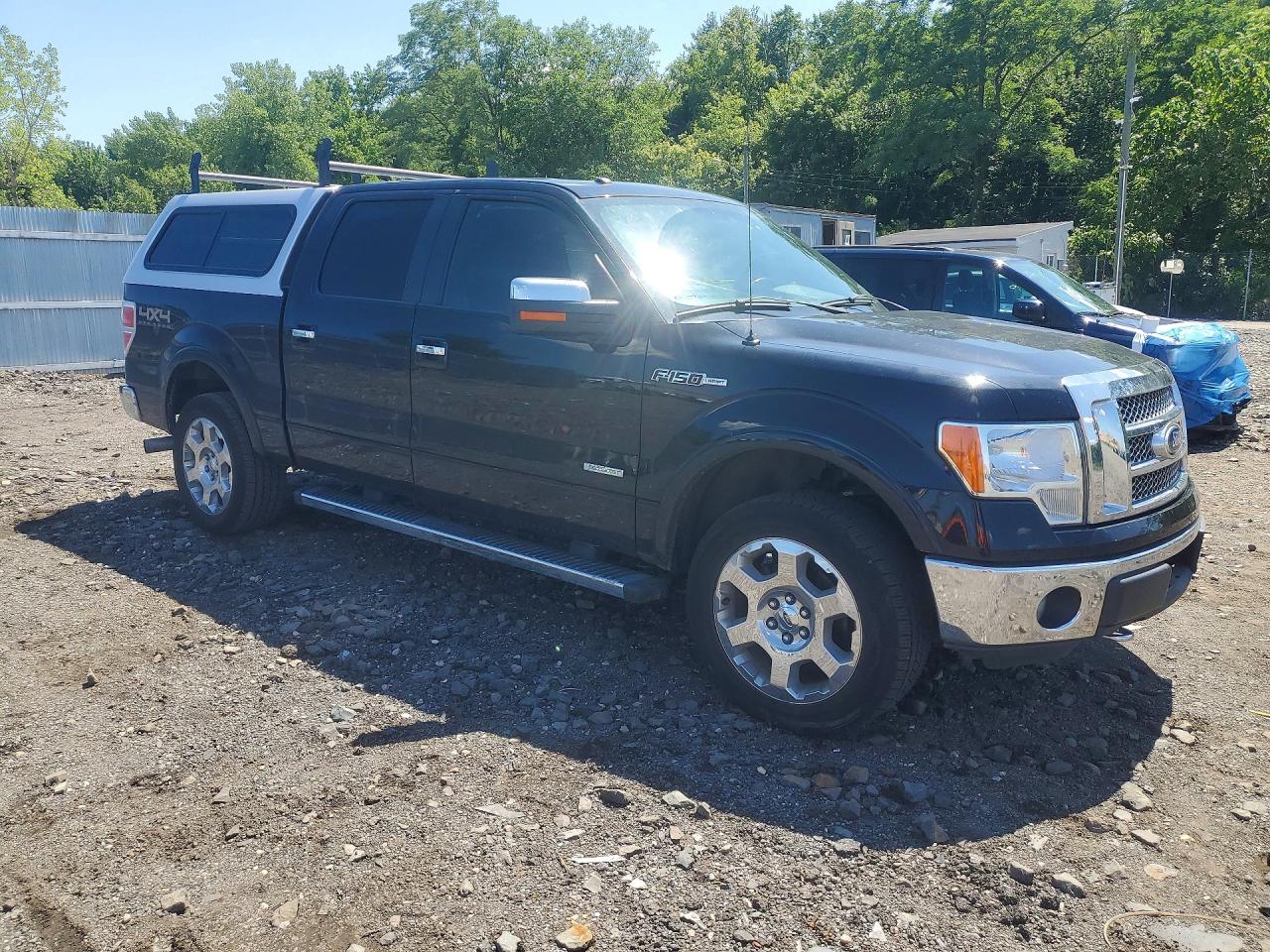 2011 Ford F150 Supercrew Black vin: 1FTFW1ET6BKE06454