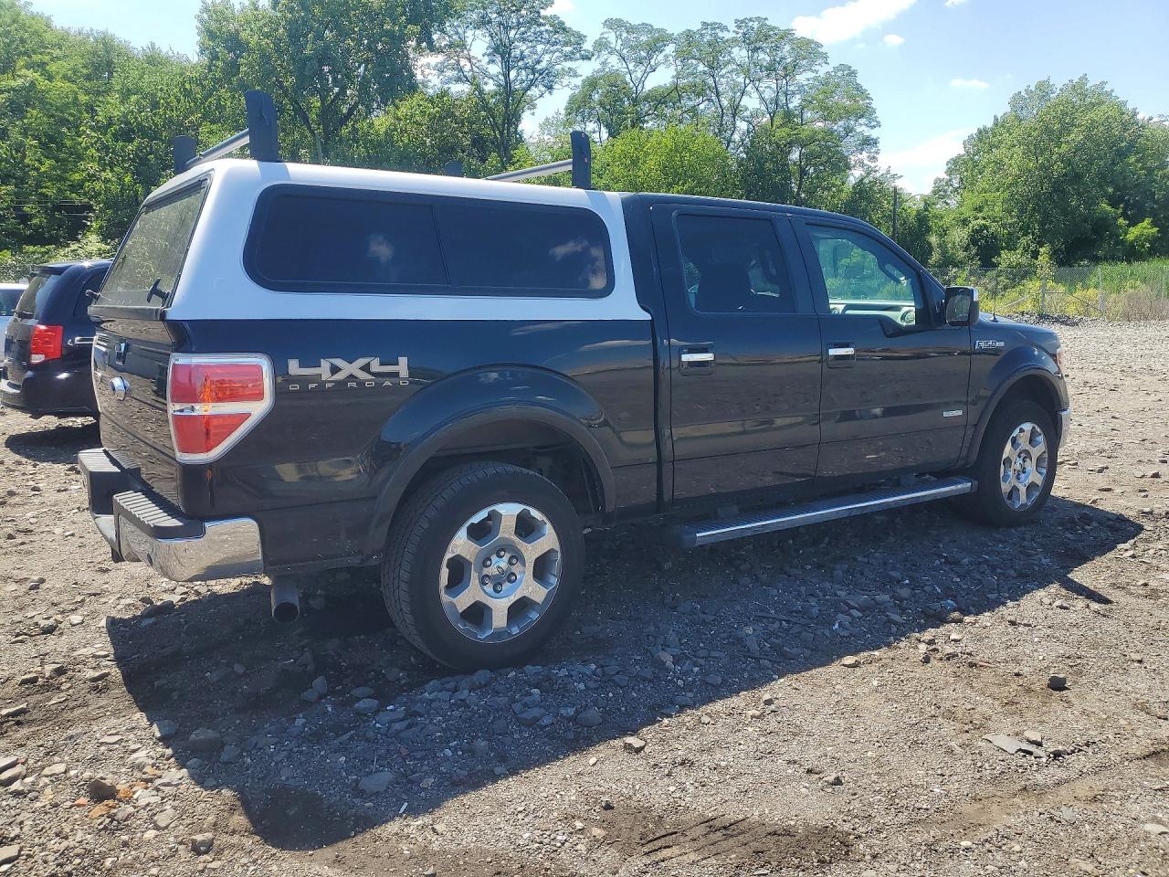 2011 Ford F150 Supercrew Black vin: 1FTFW1ET6BKE06454