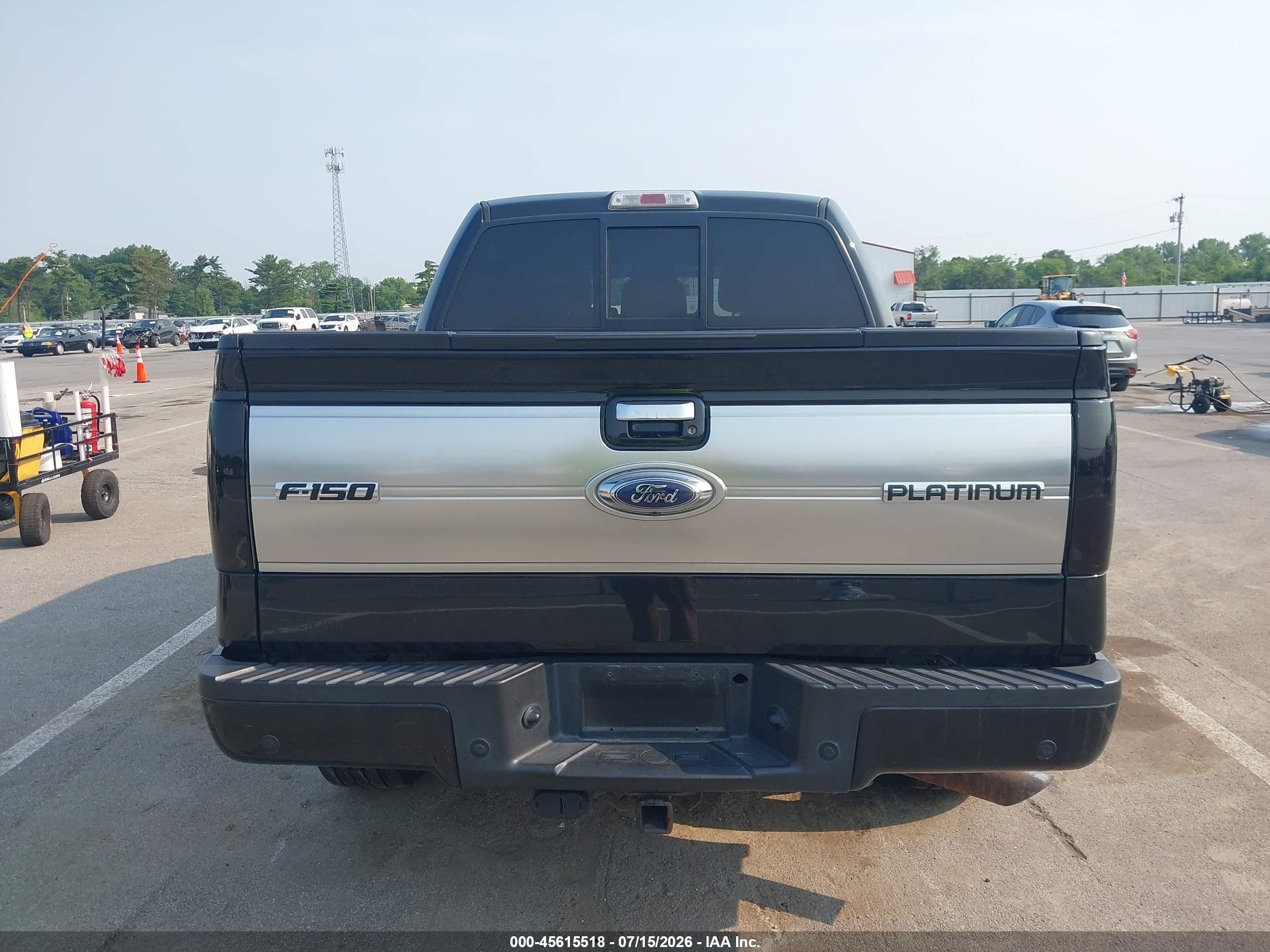 2012 Ford F-150 Platinum Black vin: 1FTFW1ET6CFA00426