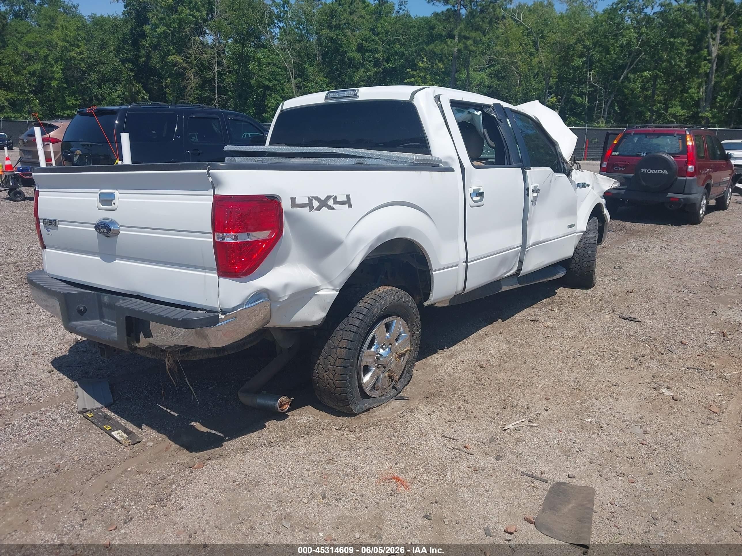 2012 Ford F-150 Xlt White vin: 1FTFW1ET6CFA09059