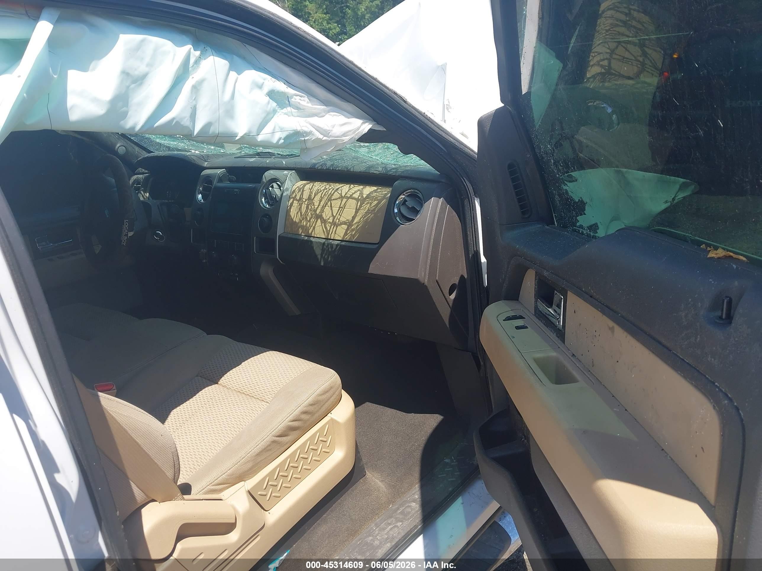 2012 Ford F-150 Xlt White vin: 1FTFW1ET6CFA09059
