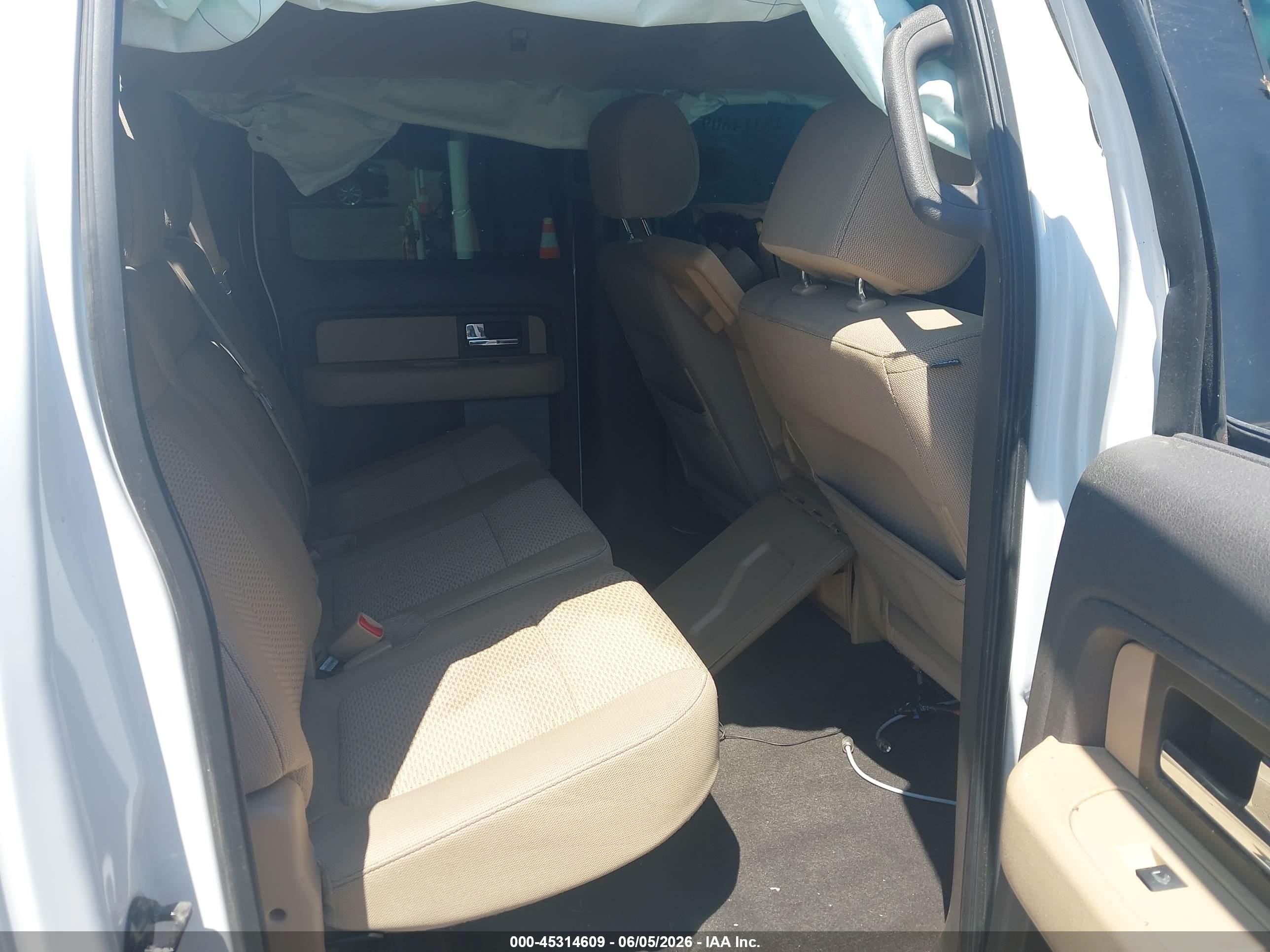 2012 Ford F-150 Xlt White vin: 1FTFW1ET6CFA09059
