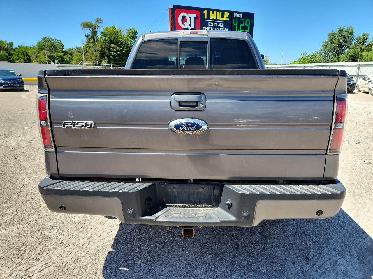 2012 Ford F150 Supercrew Gray vin: 1FTFW1ET6CFA29652