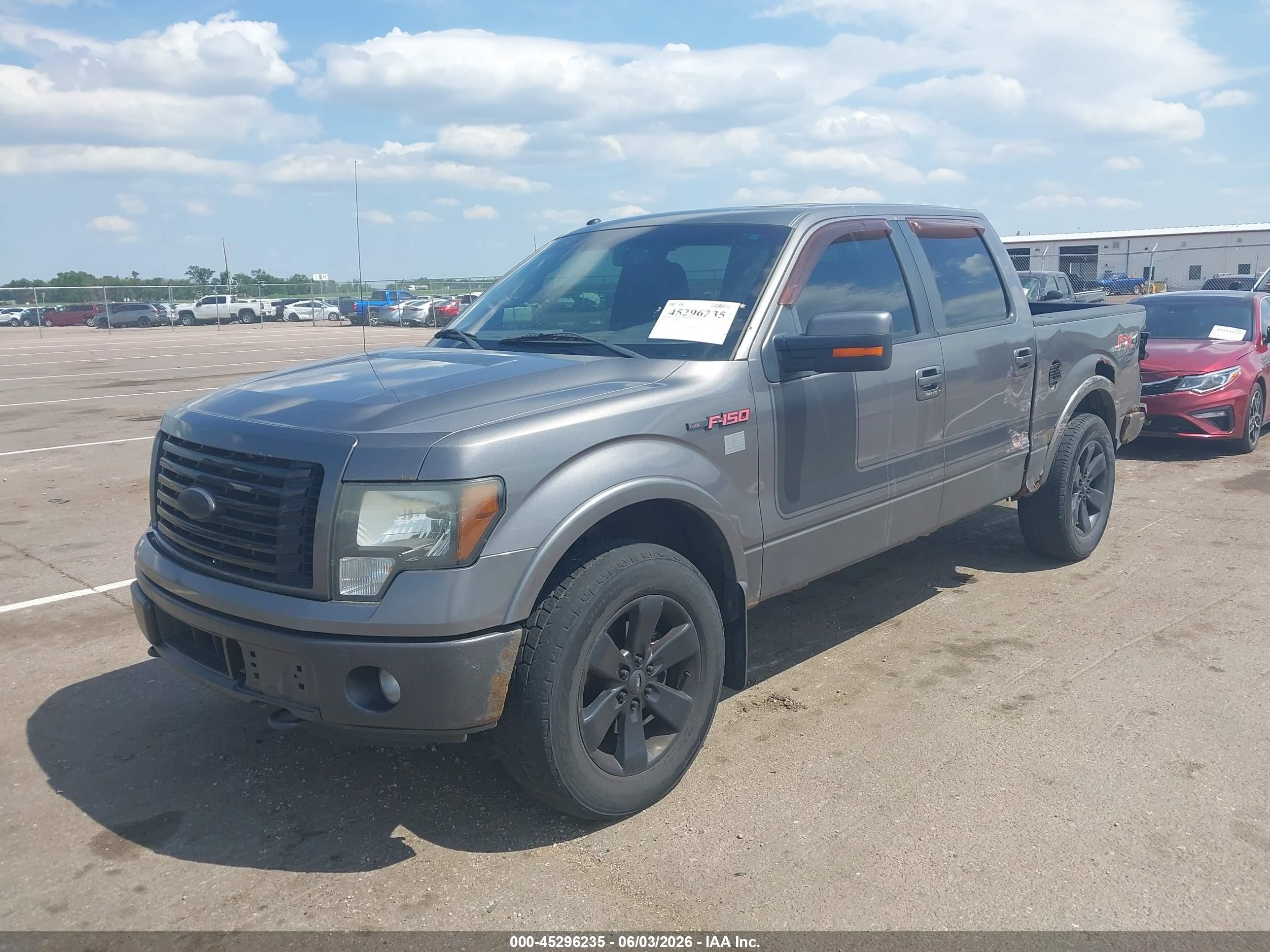 2012 Ford F-150 Fx4 Gray vin: 1FTFW1ET6CFA49299