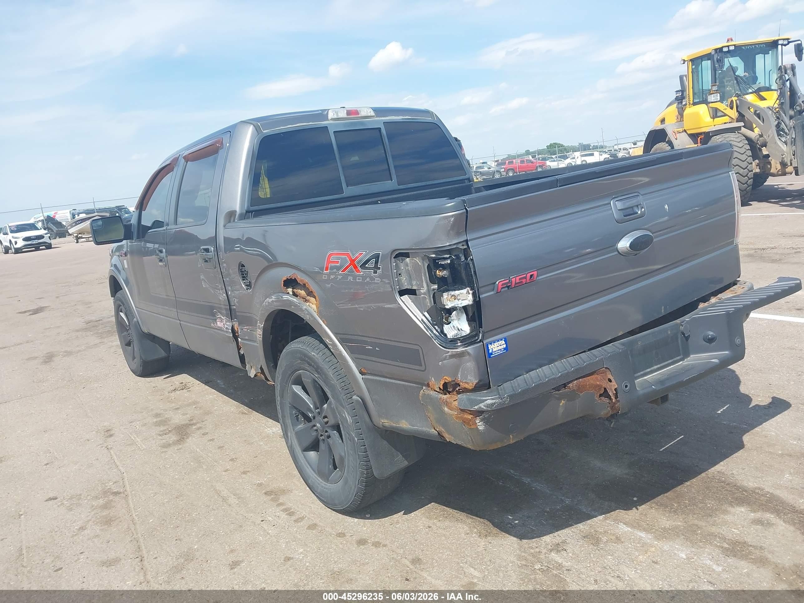 2012 Ford F-150 Fx4 Gray vin: 1FTFW1ET6CFA49299