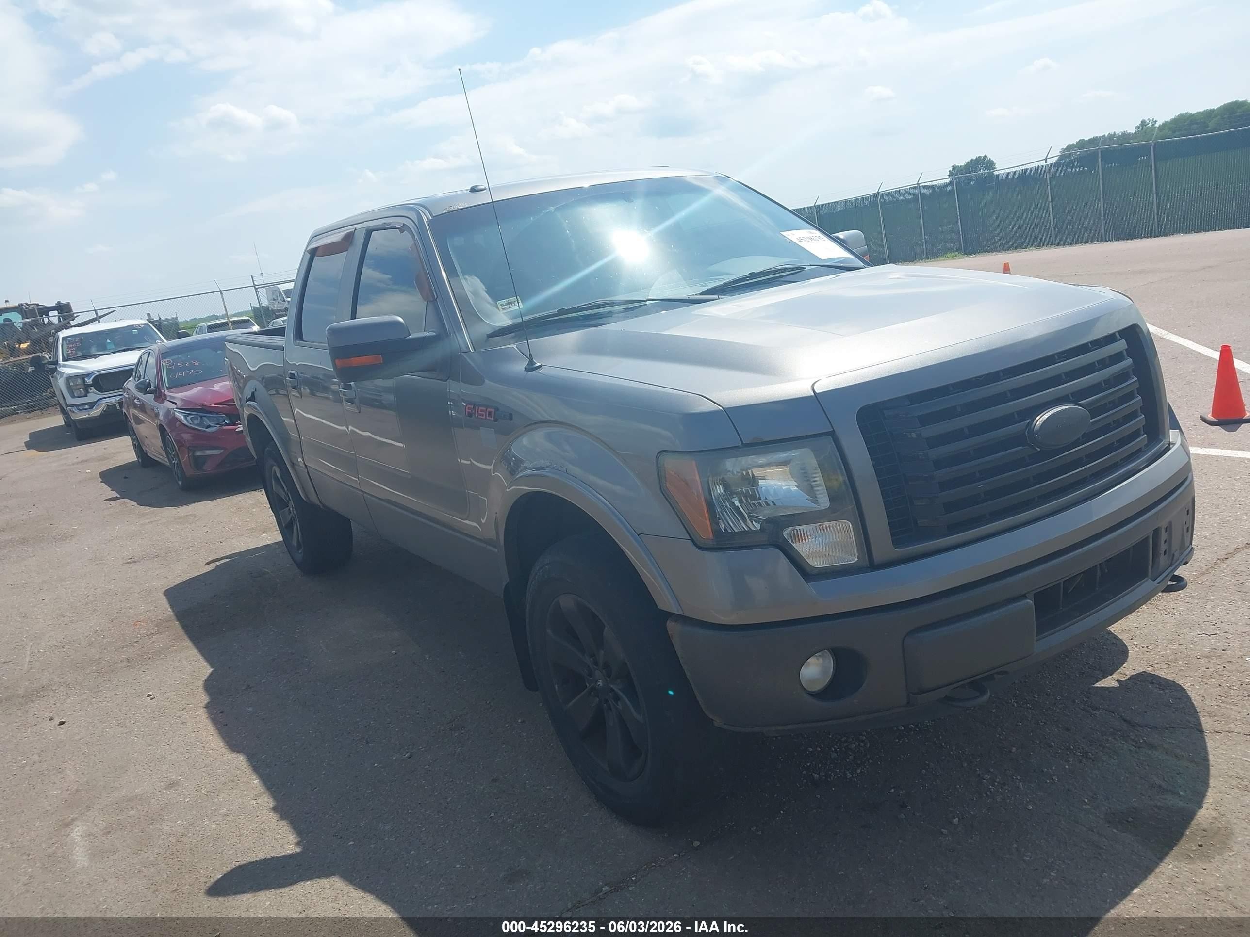 2012 Ford F-150 Fx4 Gray vin: 1FTFW1ET6CFA49299
