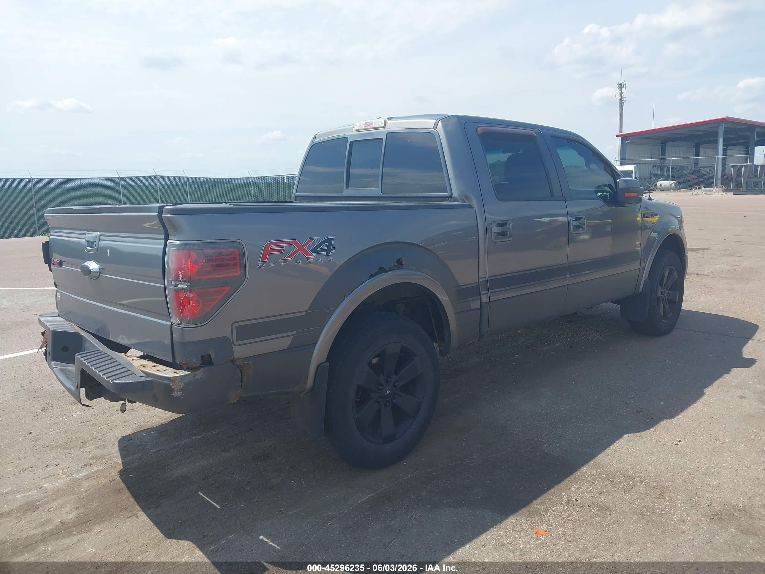 2012 Ford F-150 Fx4 Gray vin: 1FTFW1ET6CFA49299