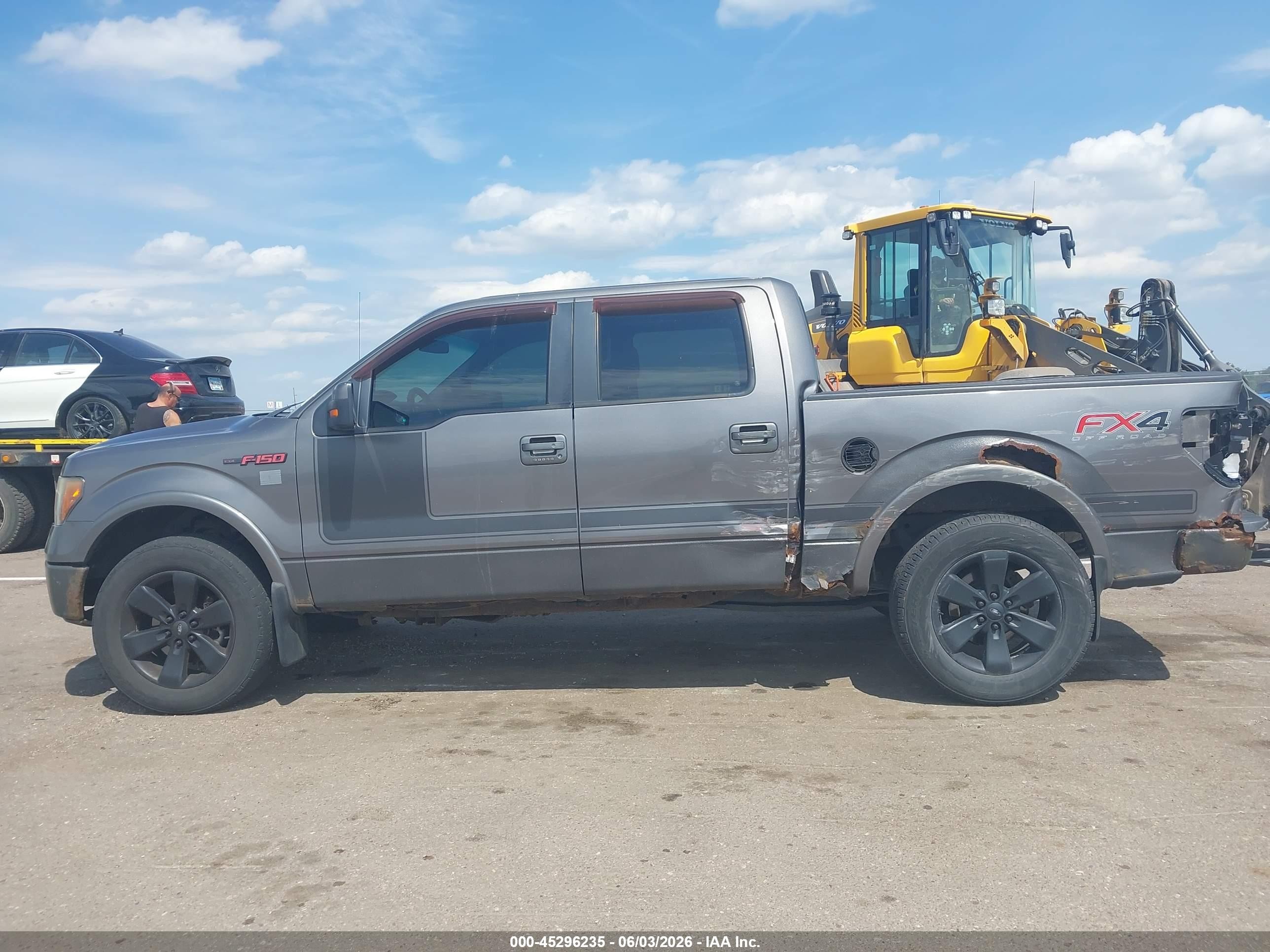 2012 Ford F-150 Fx4 Gray vin: 1FTFW1ET6CFA49299