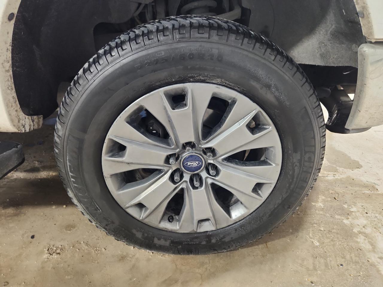 2012 Ford F-150 Supercrew White vin: 1FTFW1ET6CFA85428 Damage: Right Front Wheel, Curb Rash, 2 To 3 Inches