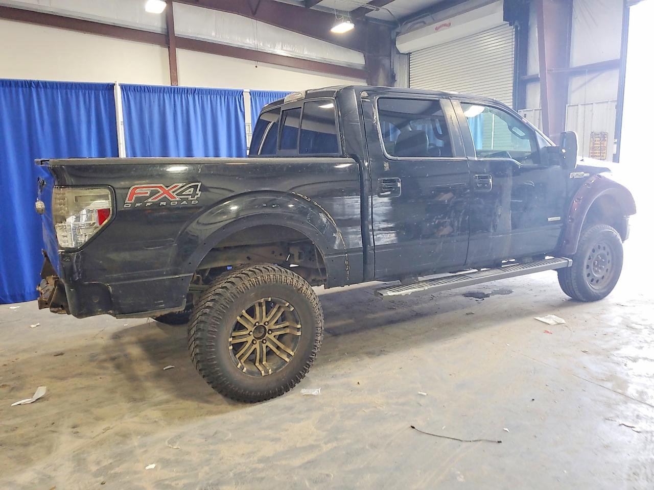 2012 Ford F150 Supercrew Black vin: 1FTFW1ET6CFA92993