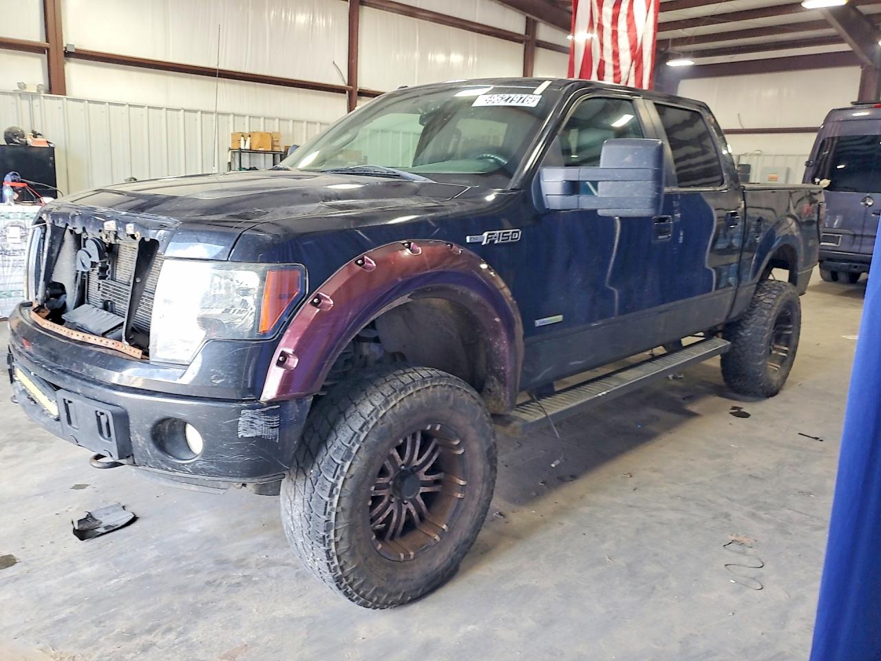 2012 Ford F150 Supercrew Черный vin: 1FTFW1ET6CFA92993