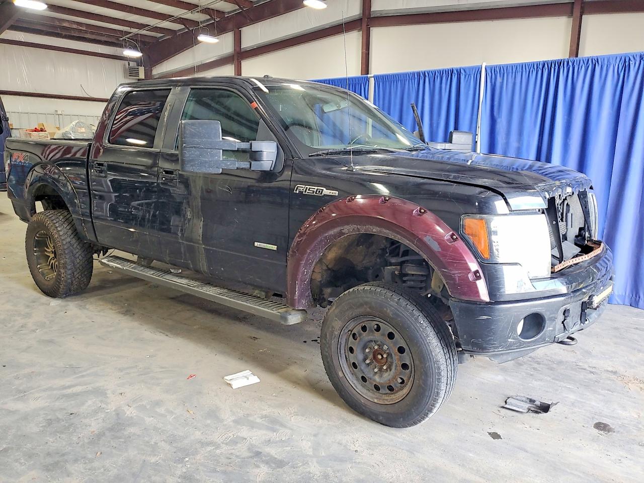 2012 Ford F150 Supercrew Black vin: 1FTFW1ET6CFA92993