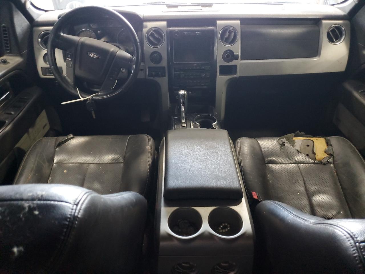 2012 Ford F150 Supercrew Black vin: 1FTFW1ET6CFA92993 Damage: Right Front Seat, Torn, > 12 Inches