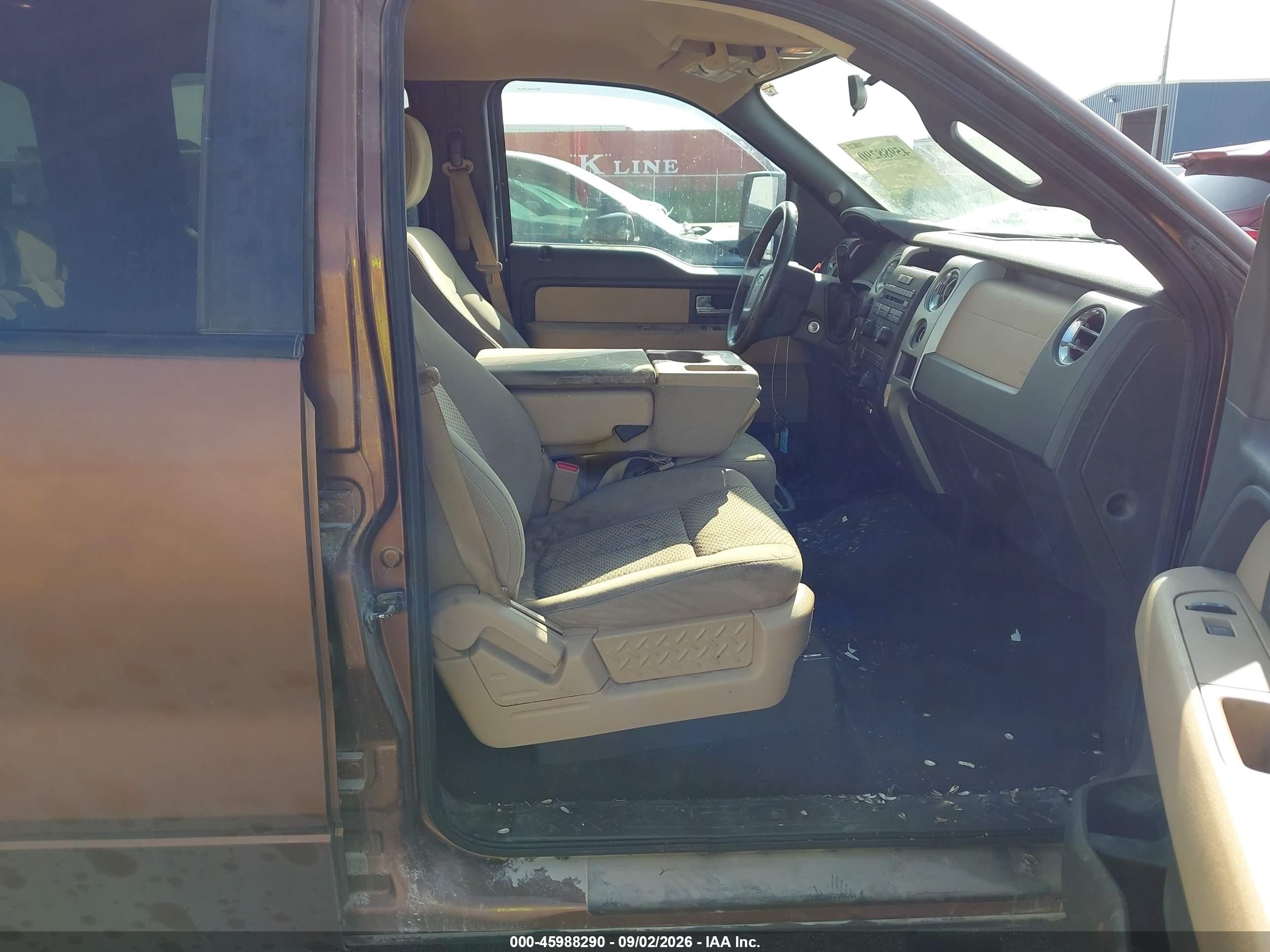 2012 Ford F-150 Xlt Brown vin: 1FTFW1ET6CFB02664