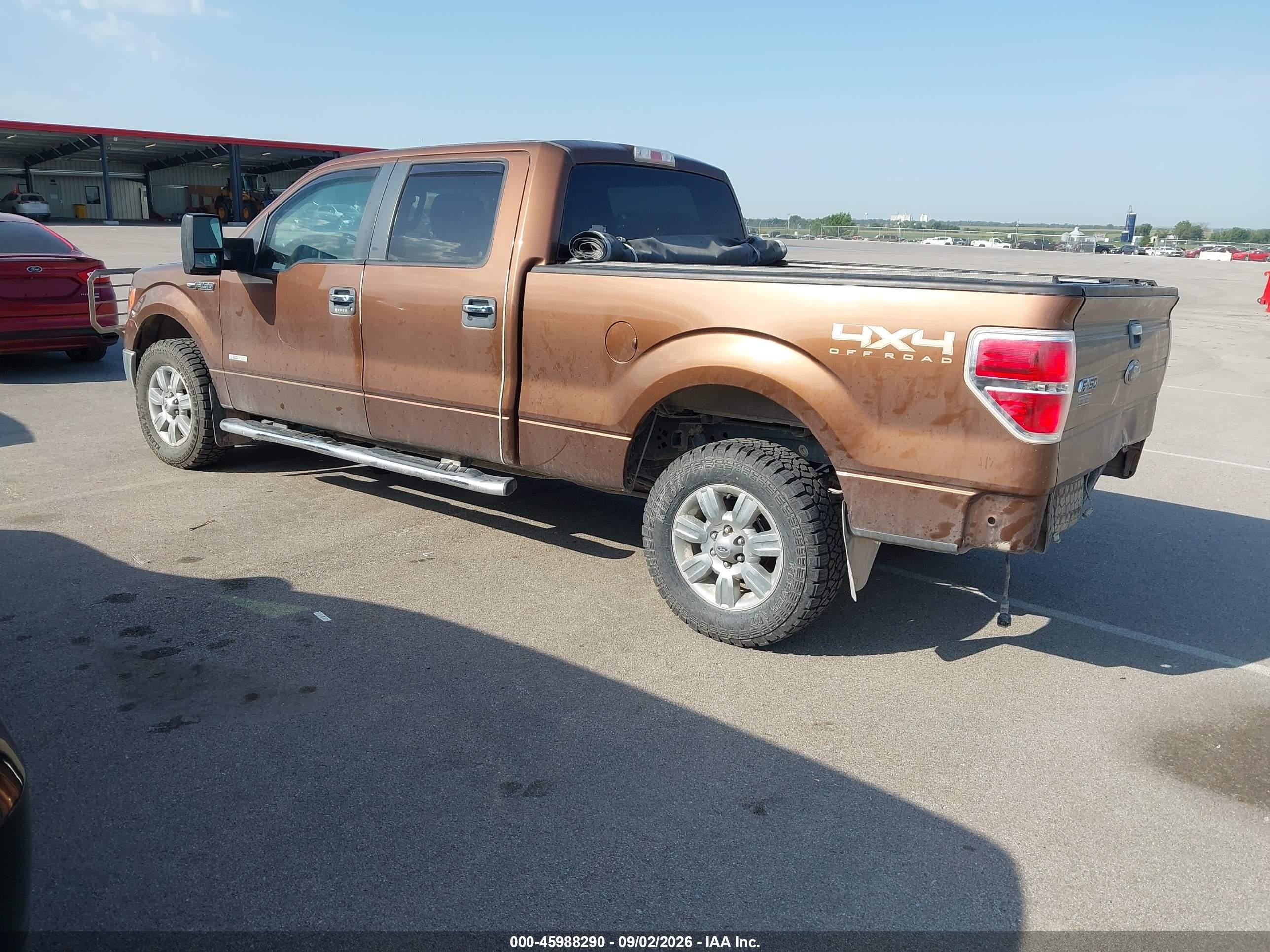 2012 Ford F-150 Xlt Brown vin: 1FTFW1ET6CFB02664